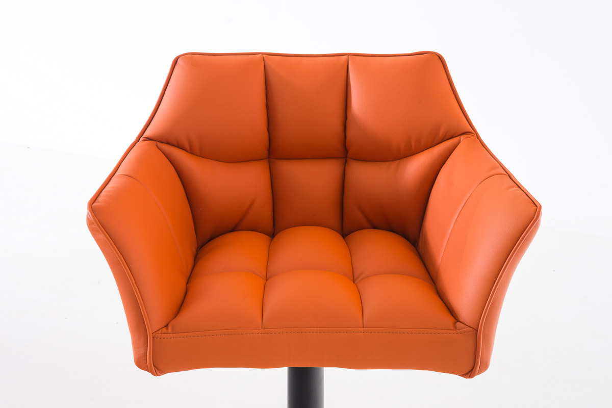 Sgabello da bar Damaso con rivestimento in similpelle