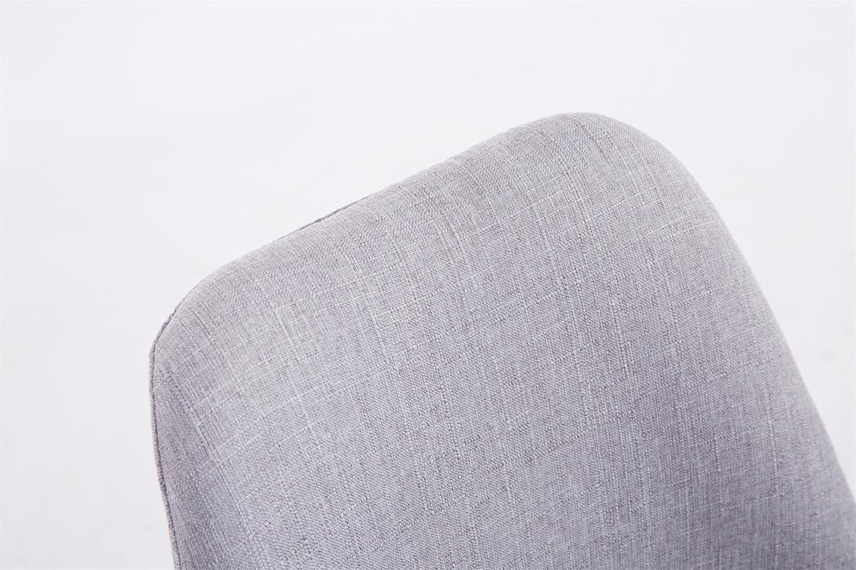 Sedia Toulouse in stoffa gambe tonde