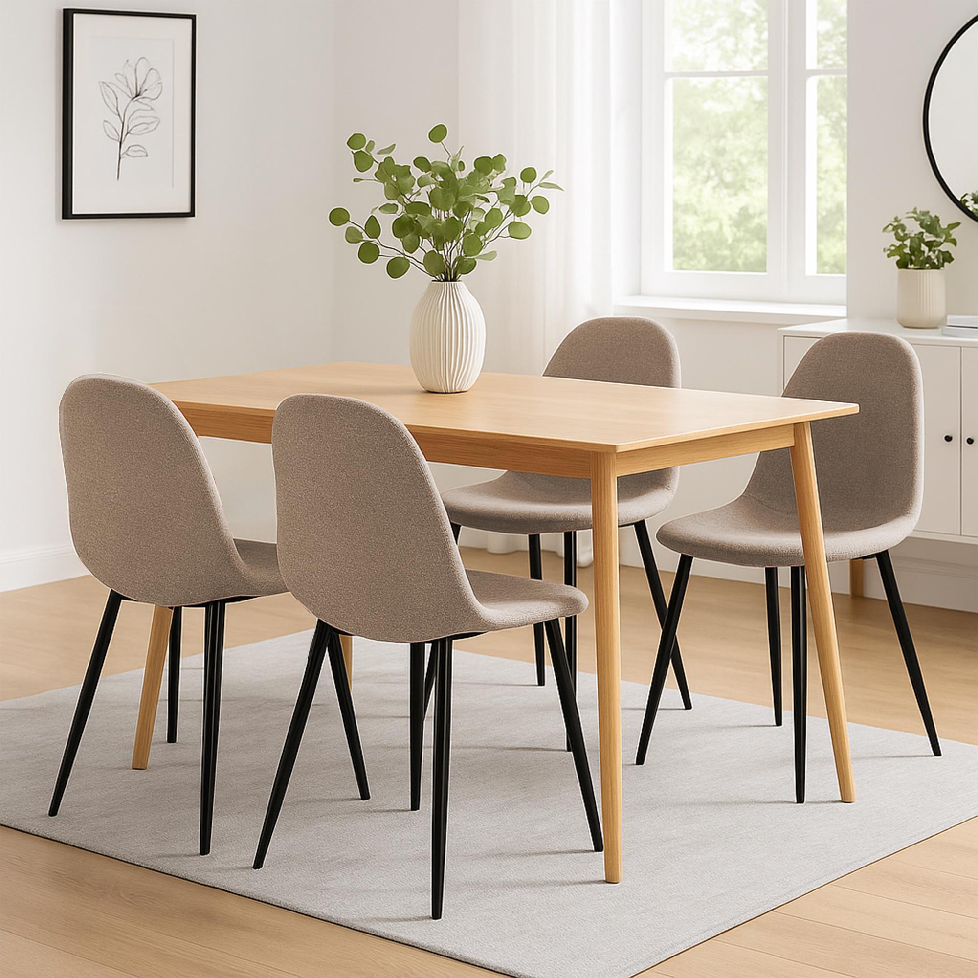 Set di 4 sedie da pranzo Napier