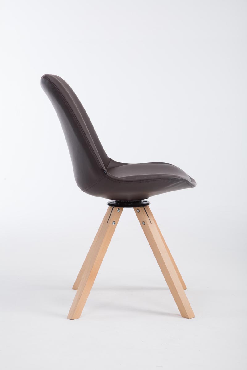 Sedia Girevole Calais in Similpelle