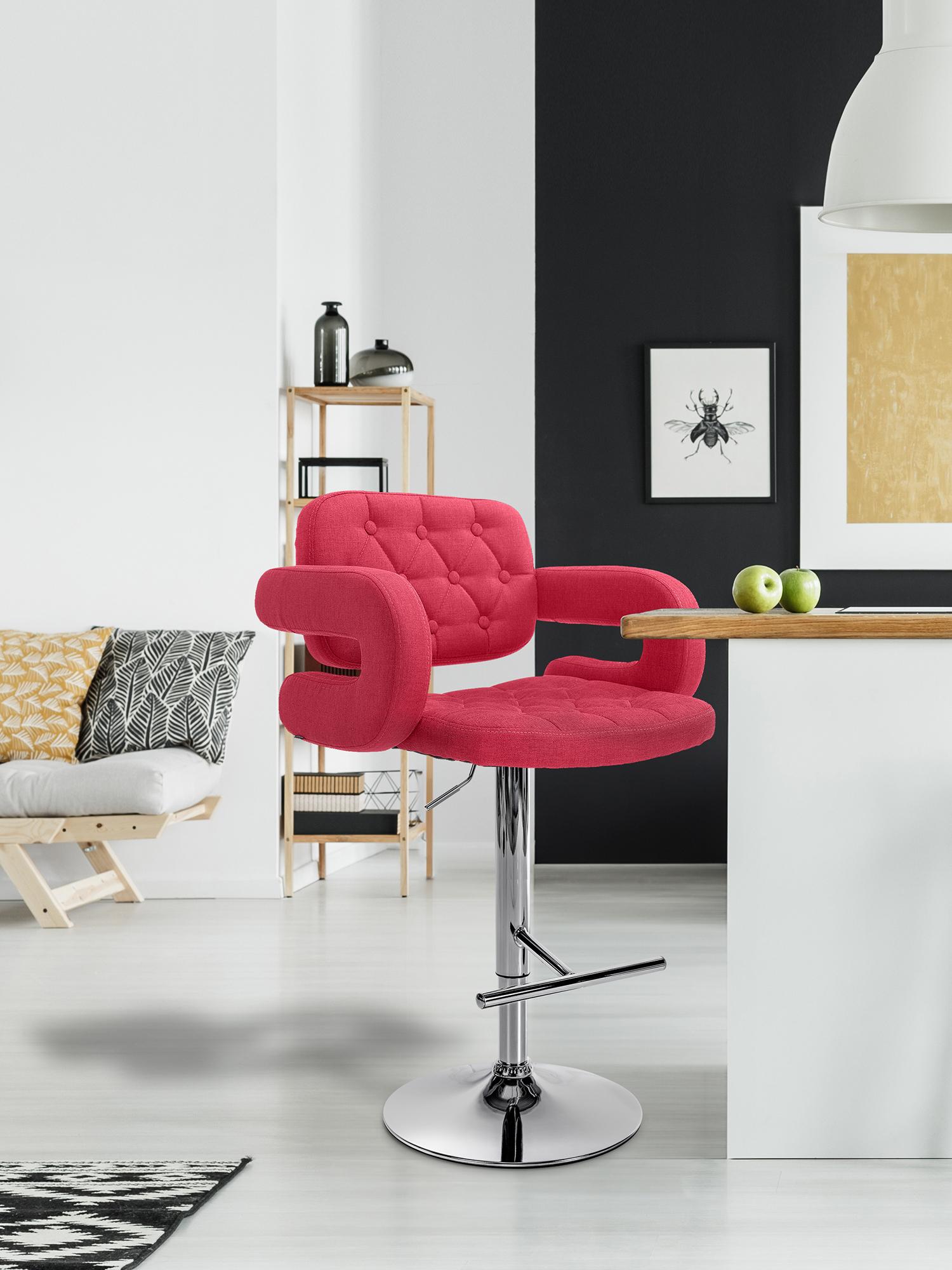 Set 2 Sgabelli Design Dublin In Tessuto