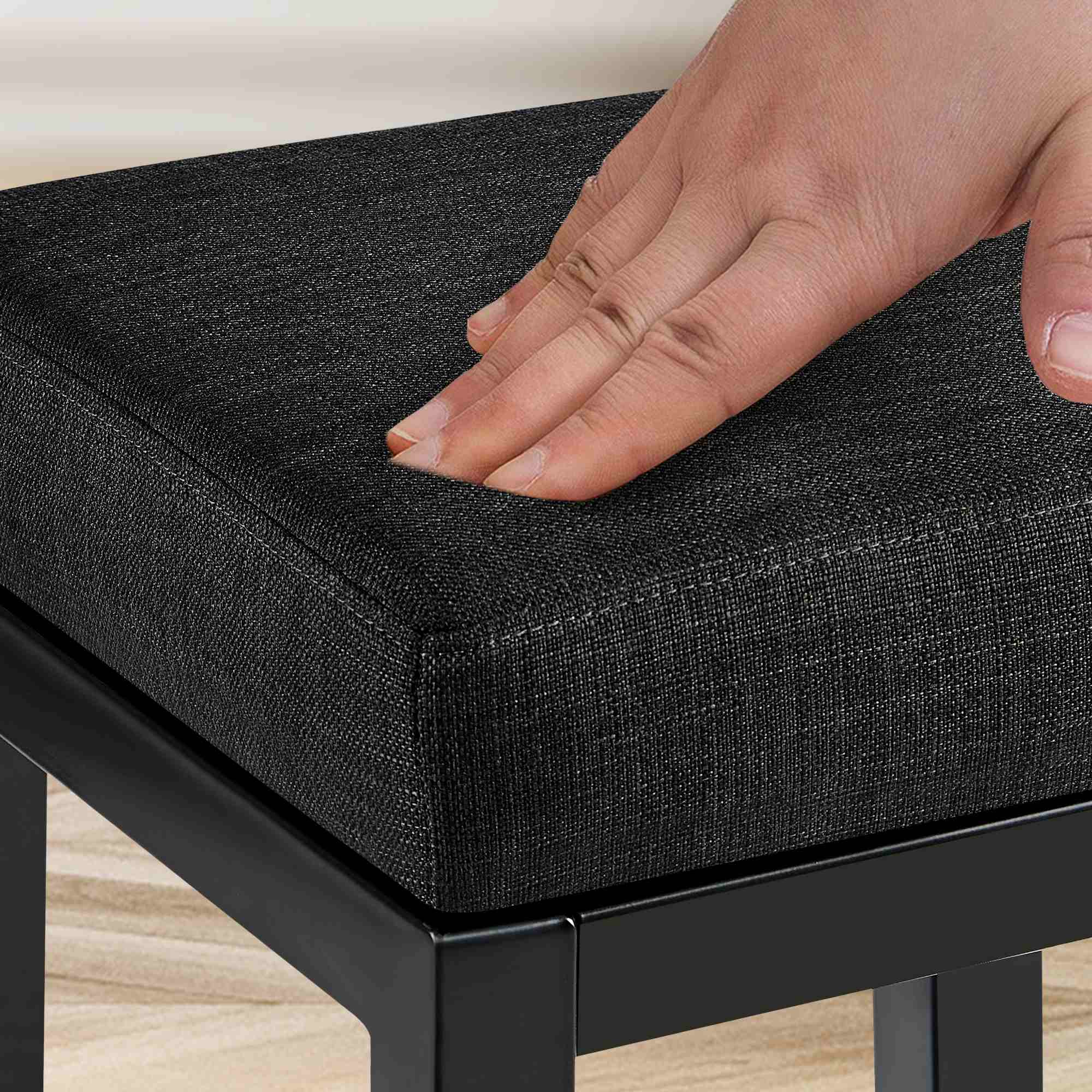 Sgabello Taylor Altezza seduta 83 cm Struttura in metallo nero