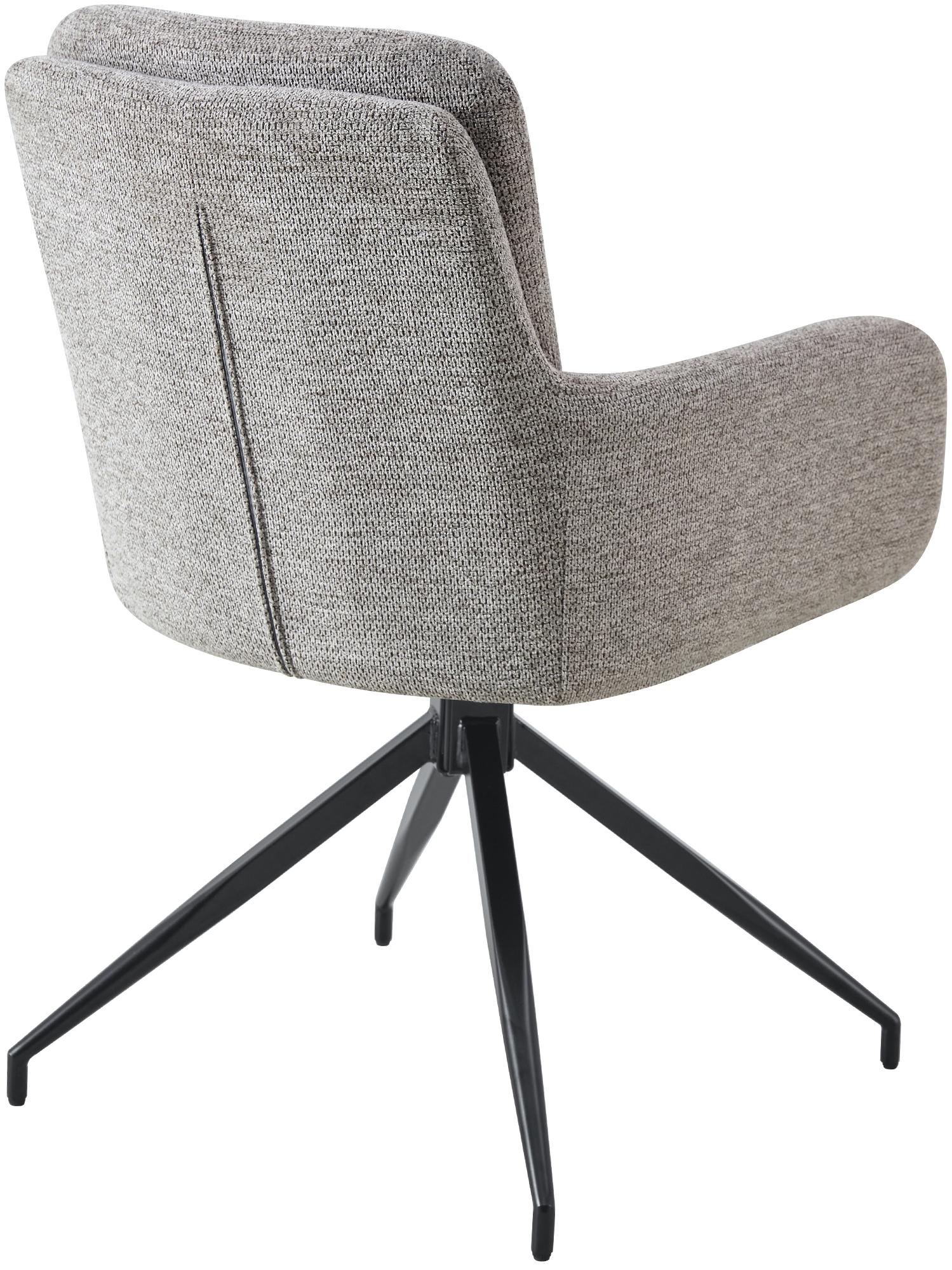 Set di 2 sedie da pranzo in tessuto Pickett