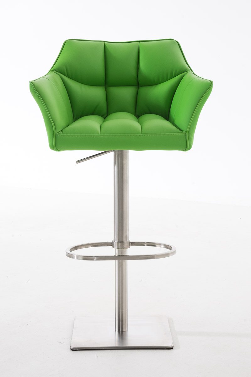 Sgabello da bar Damaso con rivestimento in similpelle