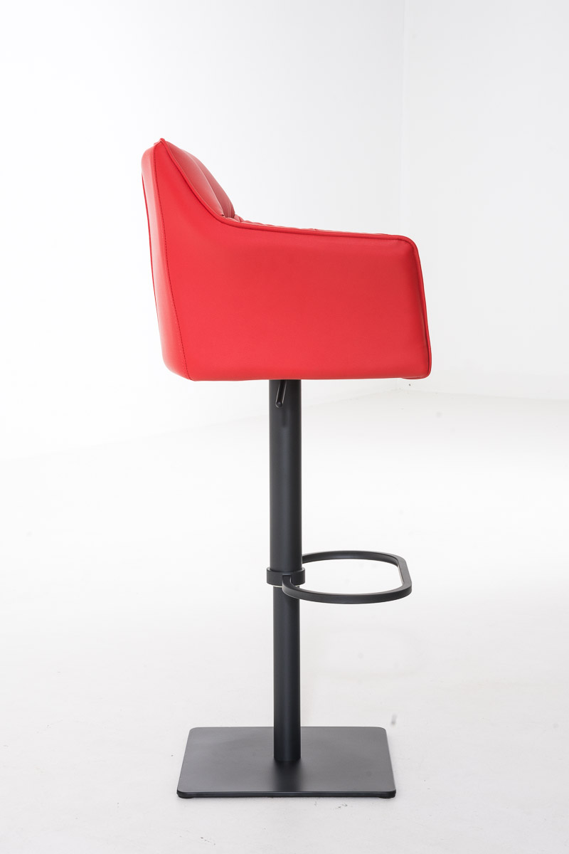 Sgabello da bar Damaso con rivestimento in similpelle