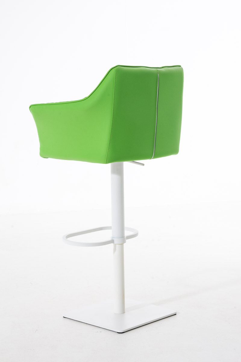 Sgabello da bar Damaso con rivestimento in similpelle