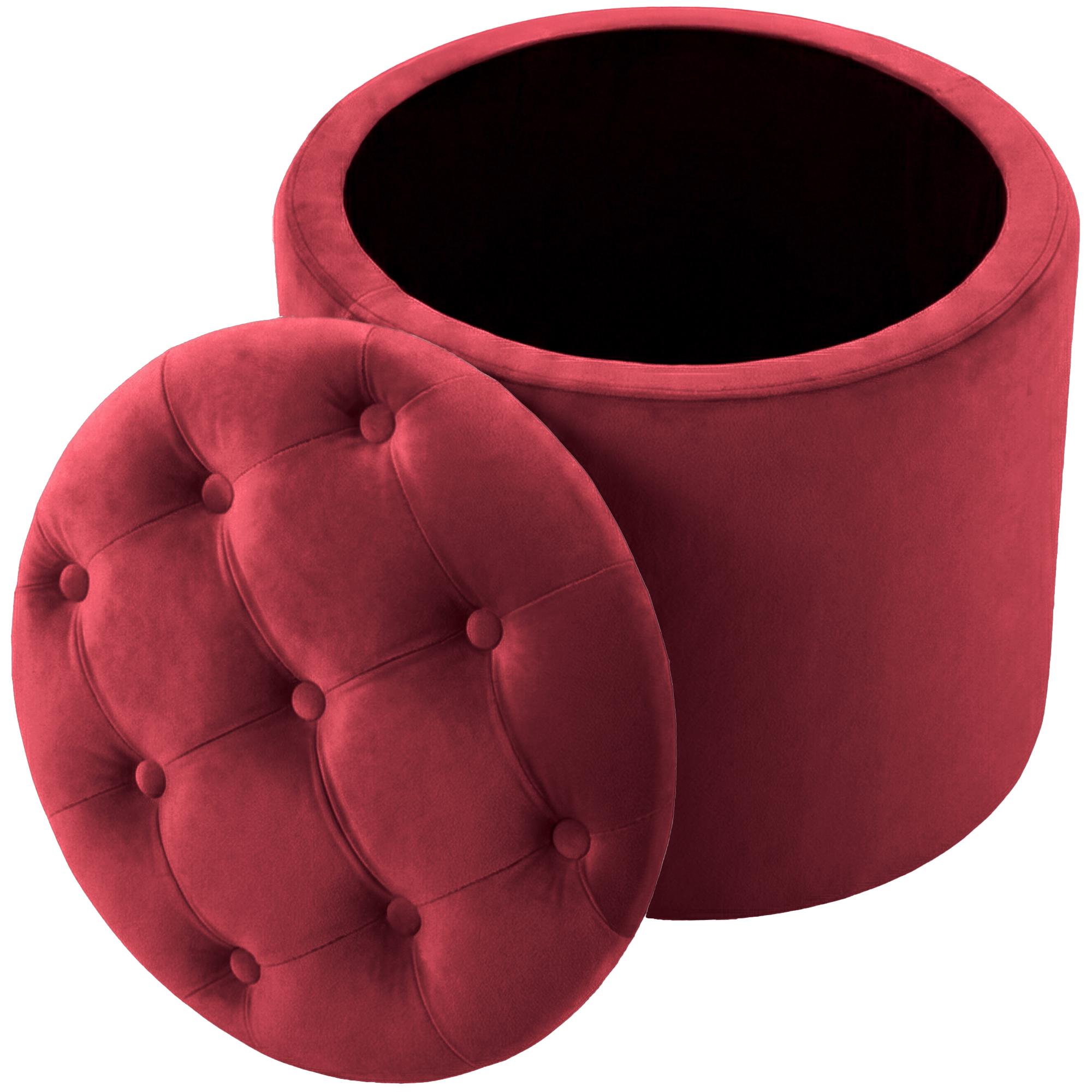 Pouf Pantin in velluto