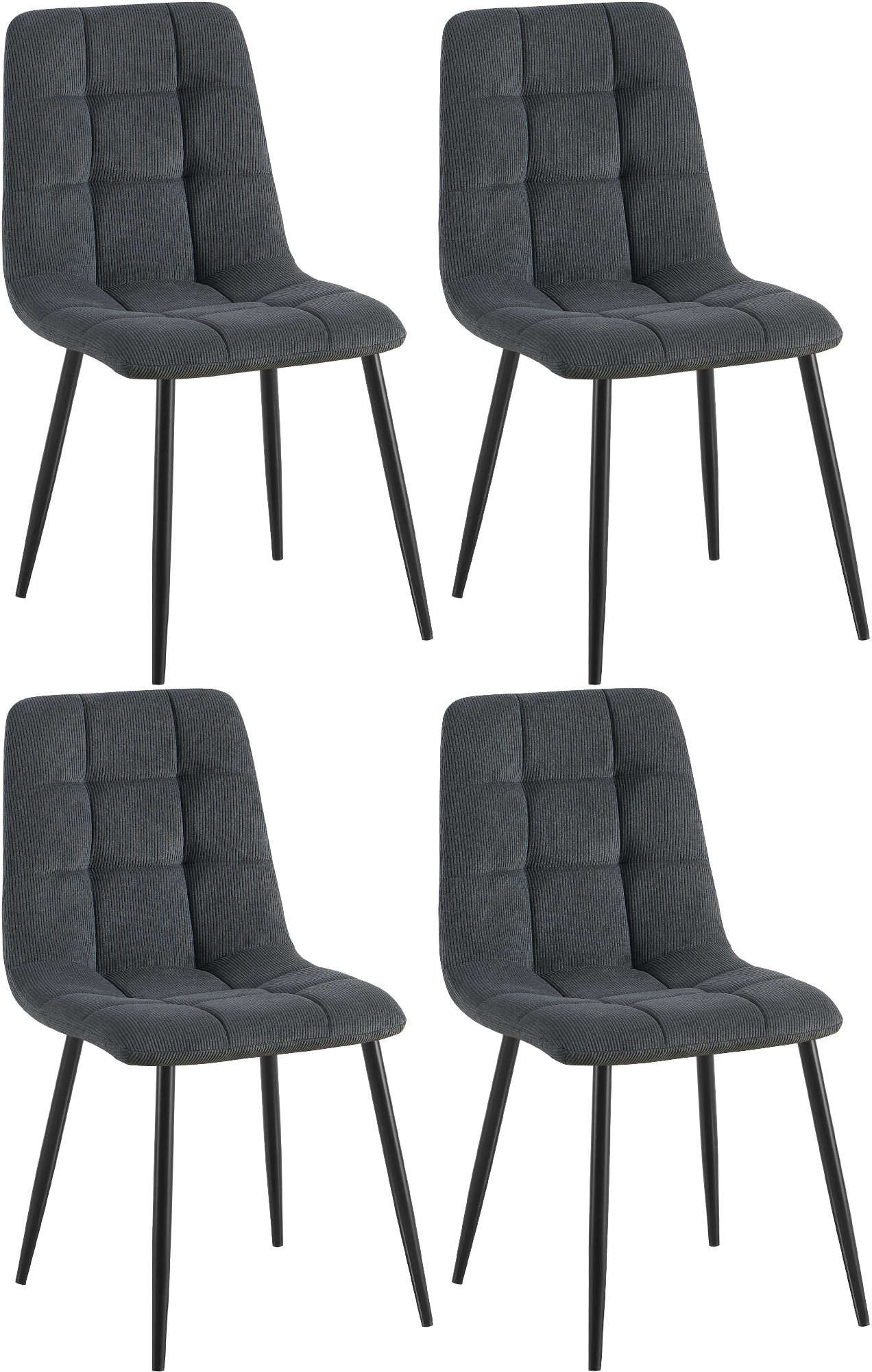 Set di 4 sedie da pranzo Tilde