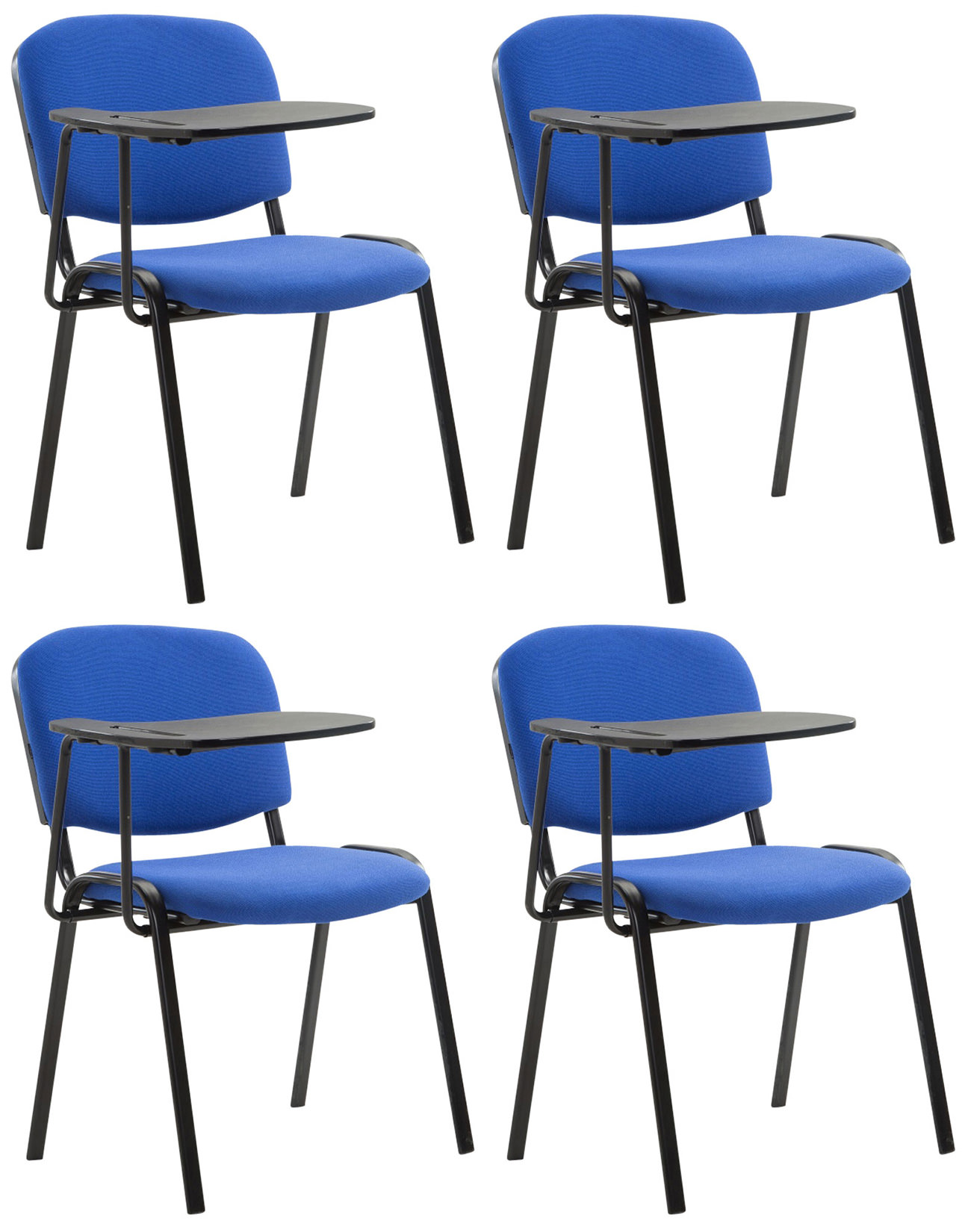 Set di 4 sedie Ken in tessuto con tavolo pieghevole