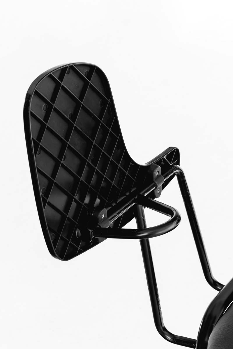 Sedia Ken in similpelle con tavolino ribaltabile