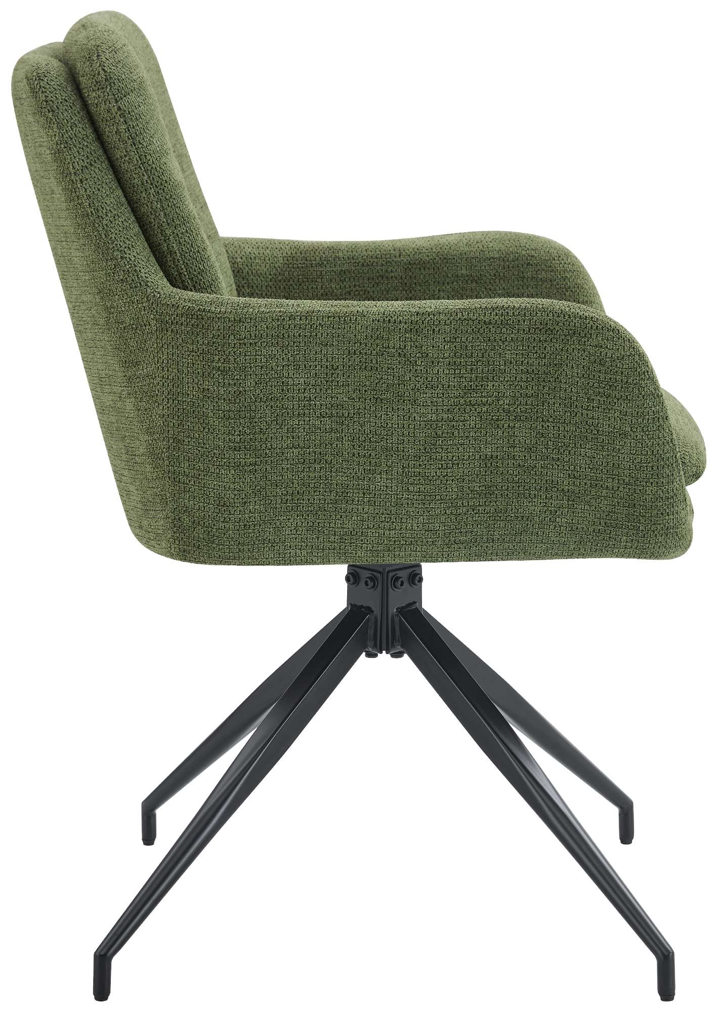 Set di 2 sedie da pranzo in tessuto Pickett