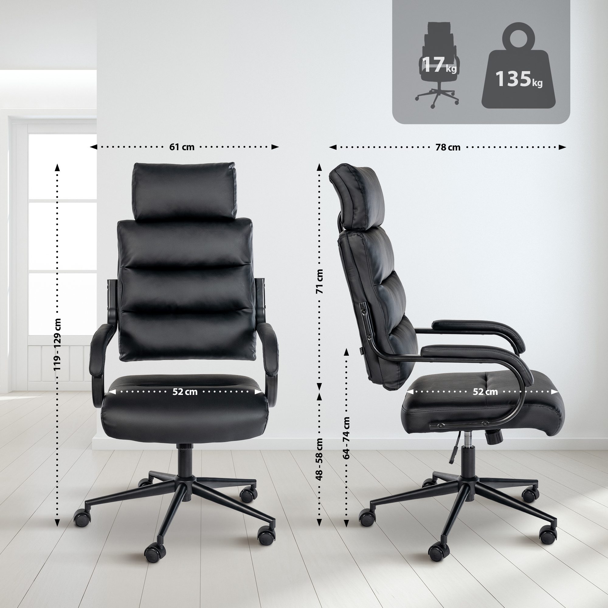 Sedia da ufficio Campo