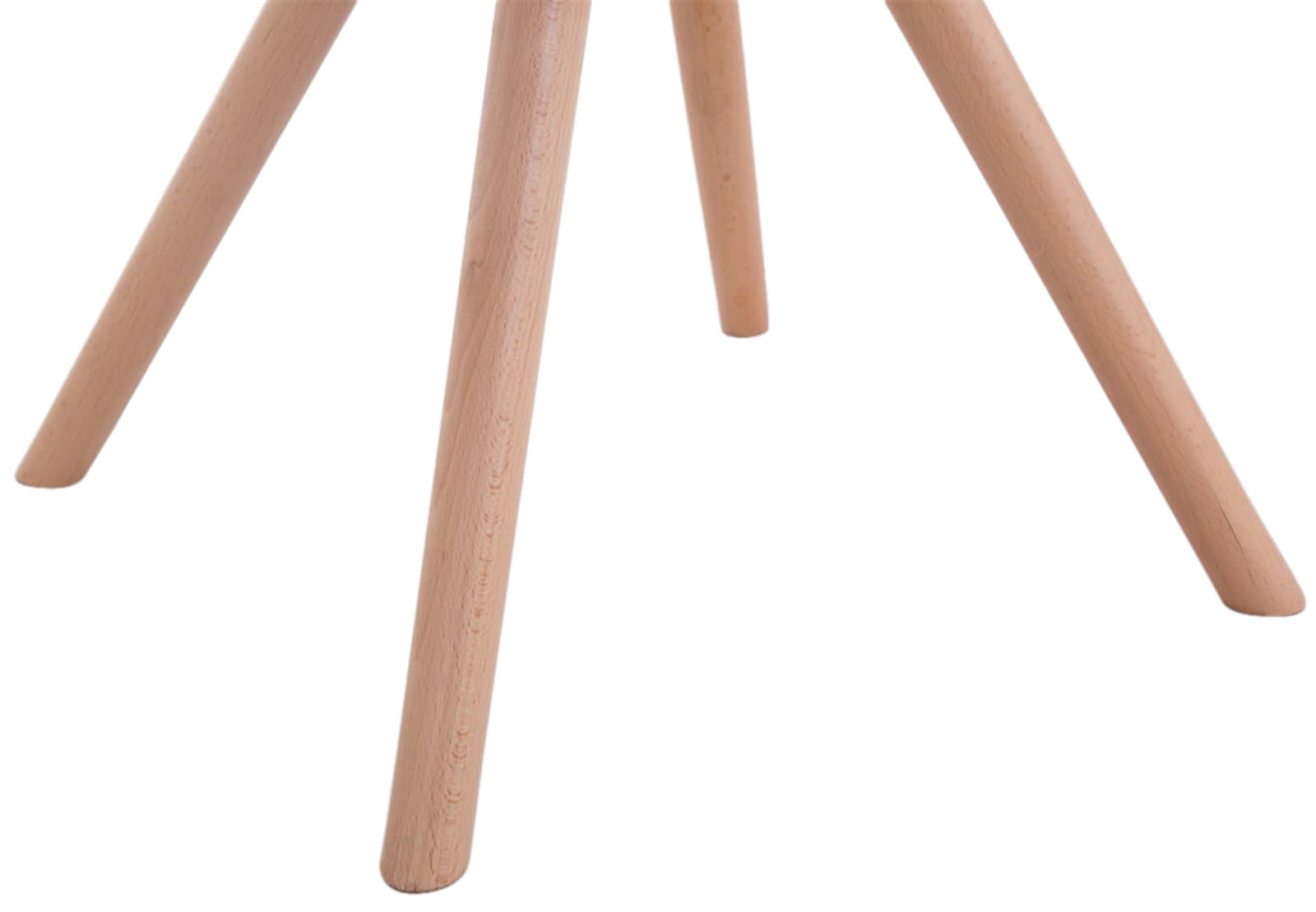 Set di 4 sedie per visitatori Toulouse Fabric Round