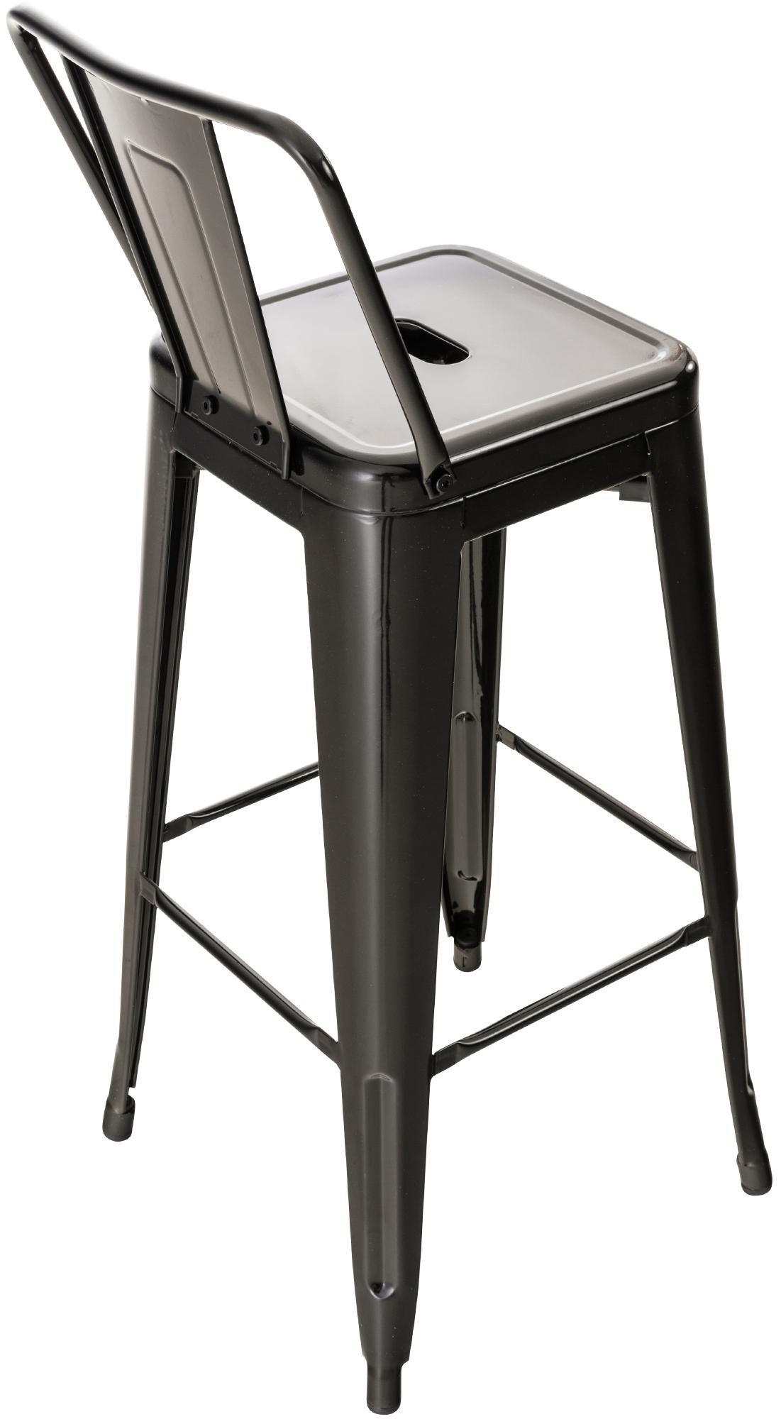 Sgabello da Bar in Metallo Mason
