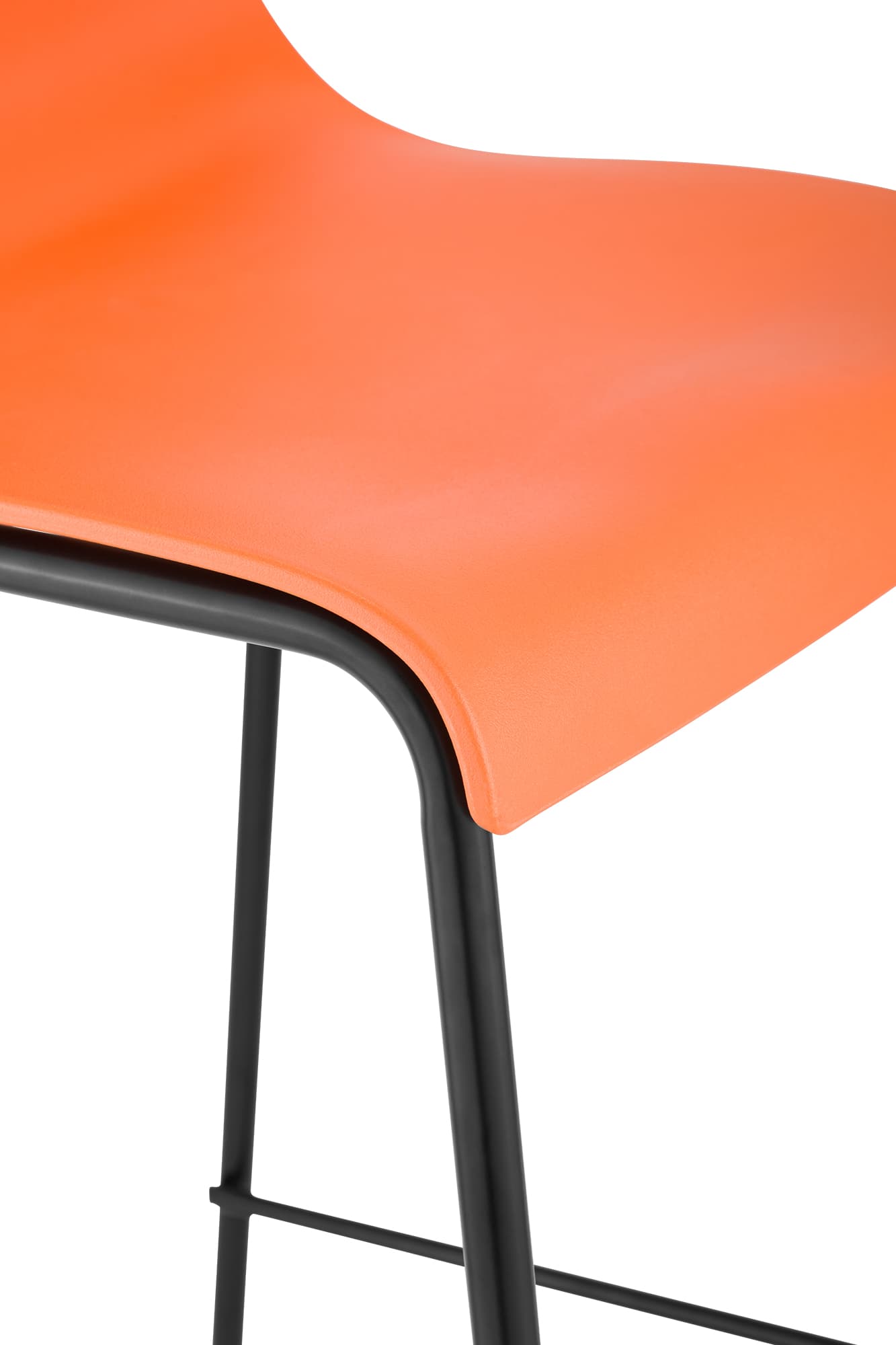 Sgabello da Bar Hover Plastica Struttura a 4 Gambe