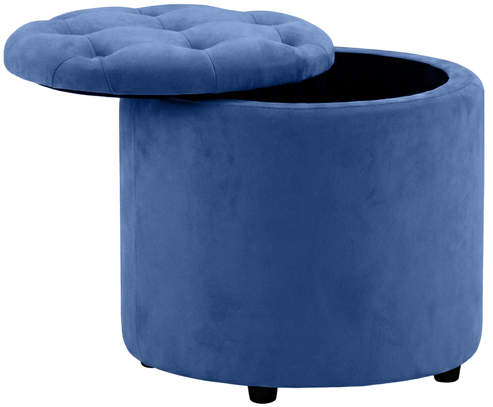 Pouf Pantin in velluto