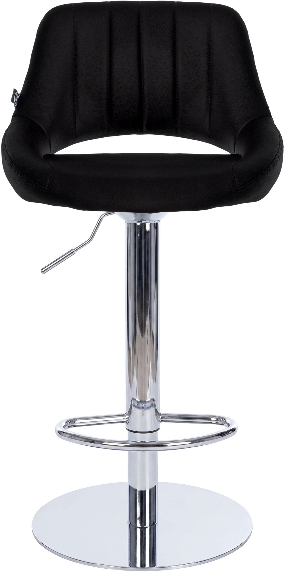 Set di 2 sgabelli da bar Milet cromati con base extra pesante
