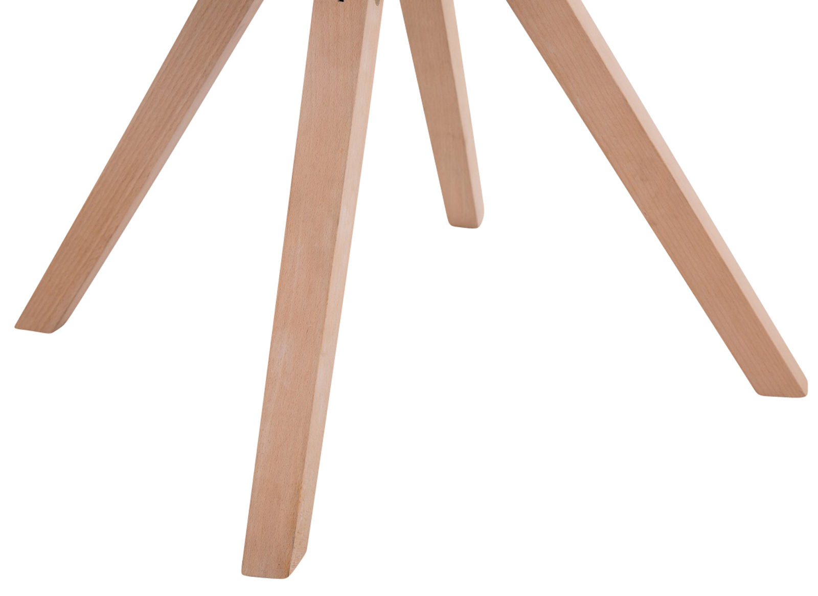 Set di 4 sedie per visitatori Toulouse Fabric Square