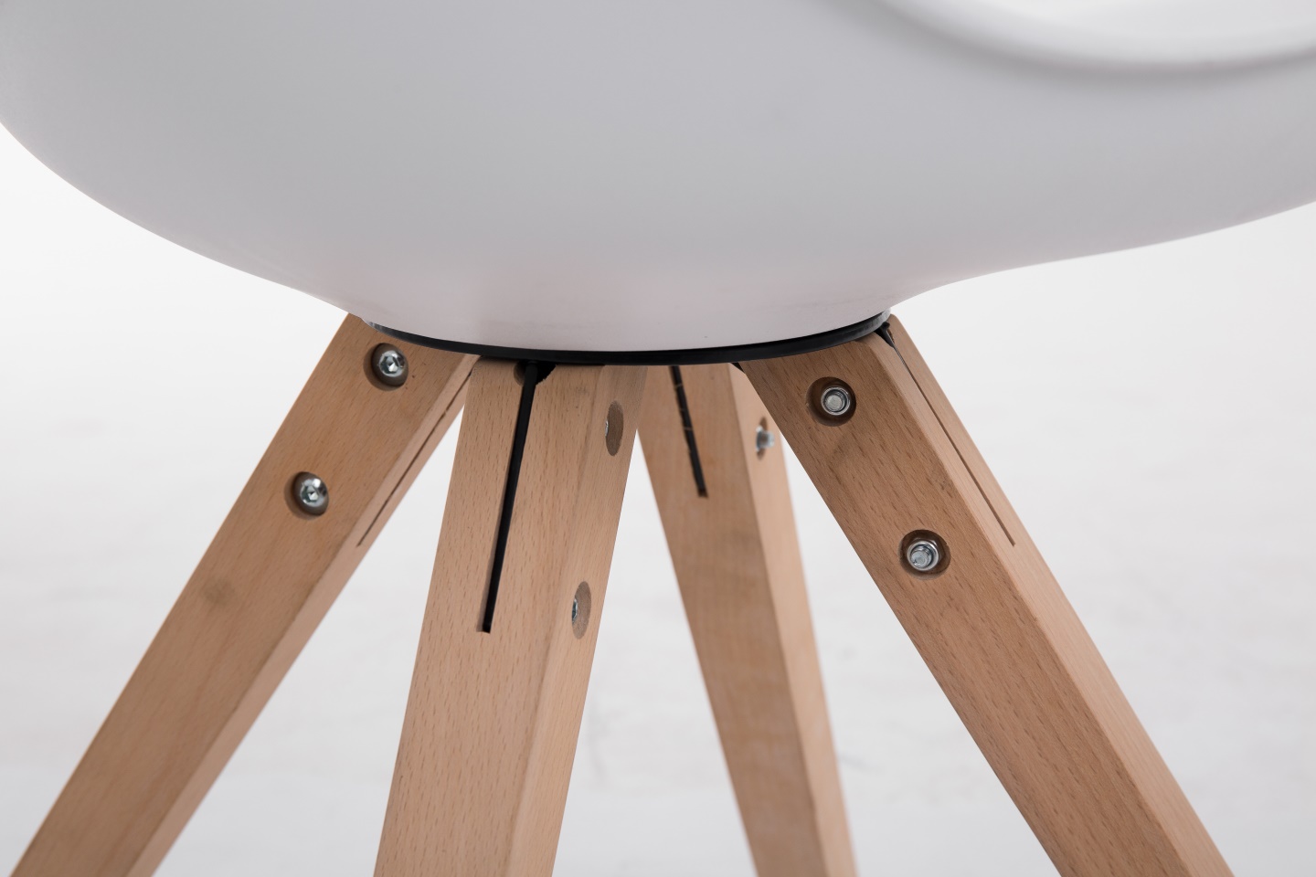 Sedia Toulouse in similpelle gambe quadrate