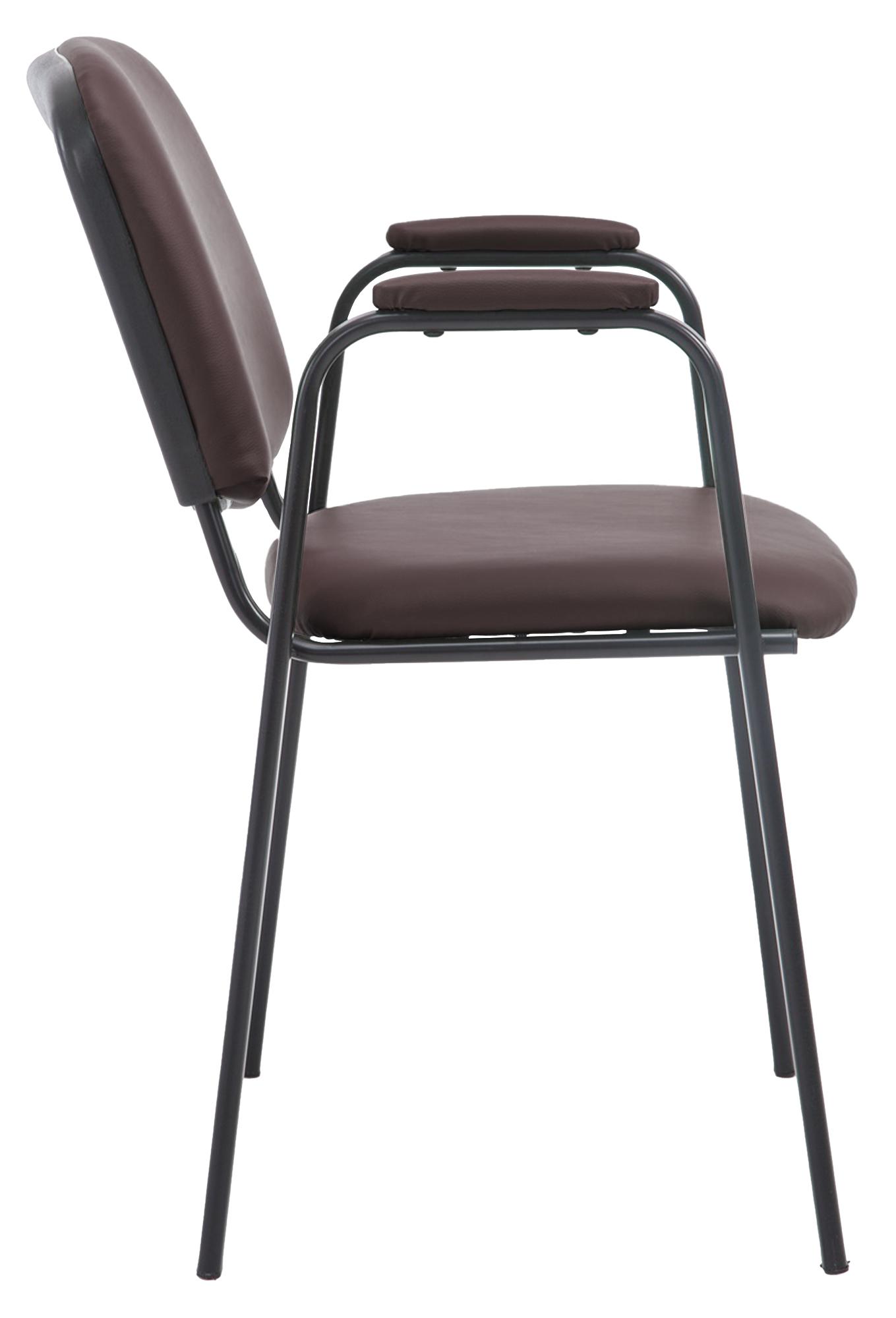 Sedia impilabile Ken Pro in ecopelle