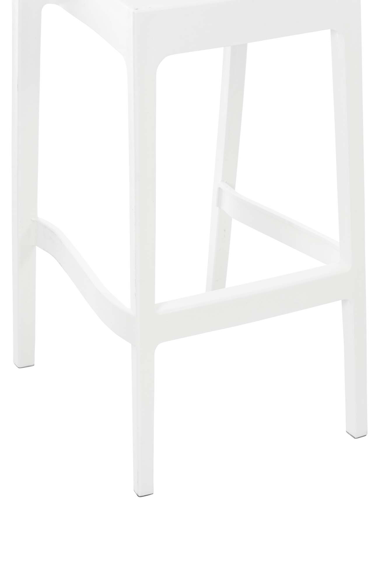 Set da 4 sgabelli da bar Maya in plastica