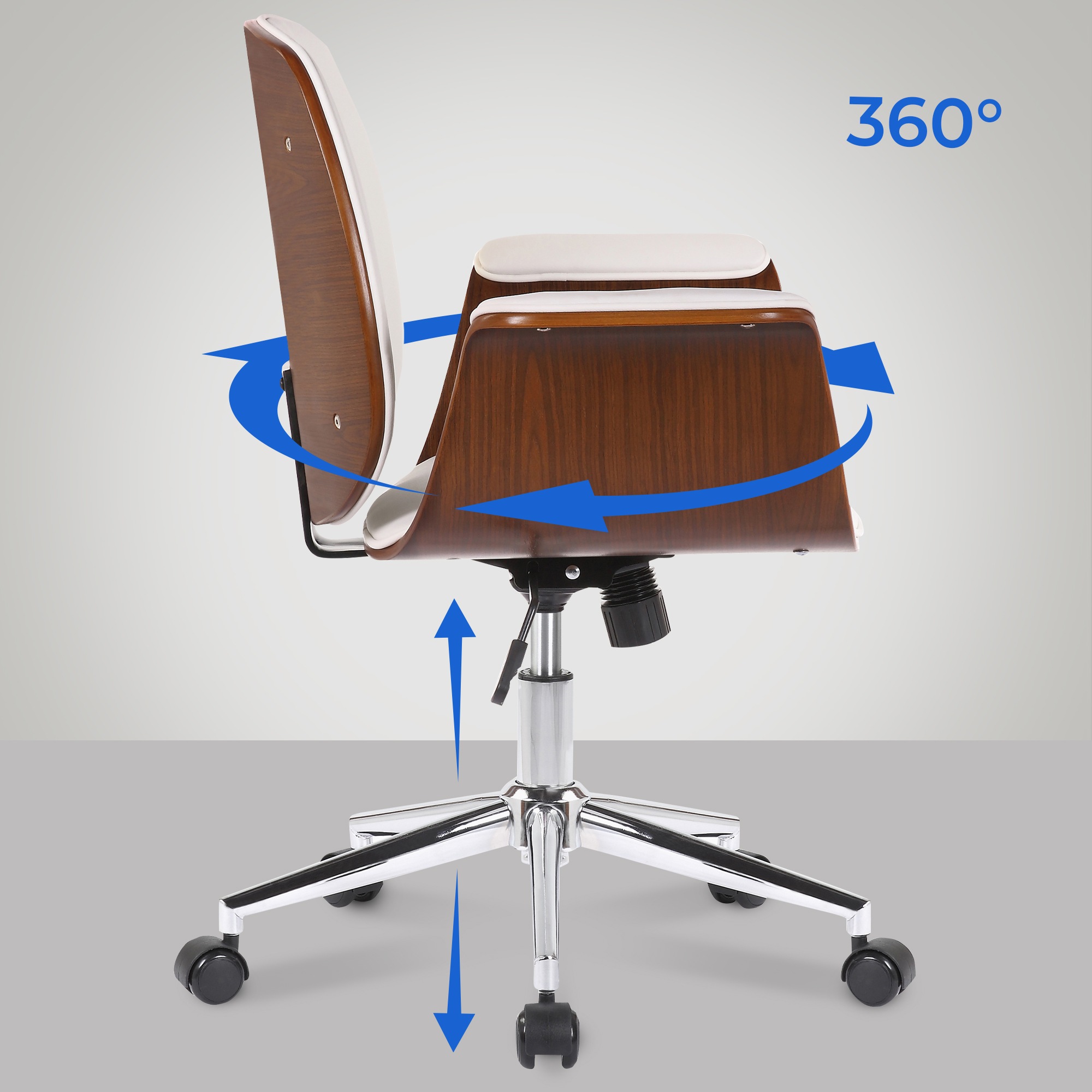 Sedia ufficio Kemberg in similpelle