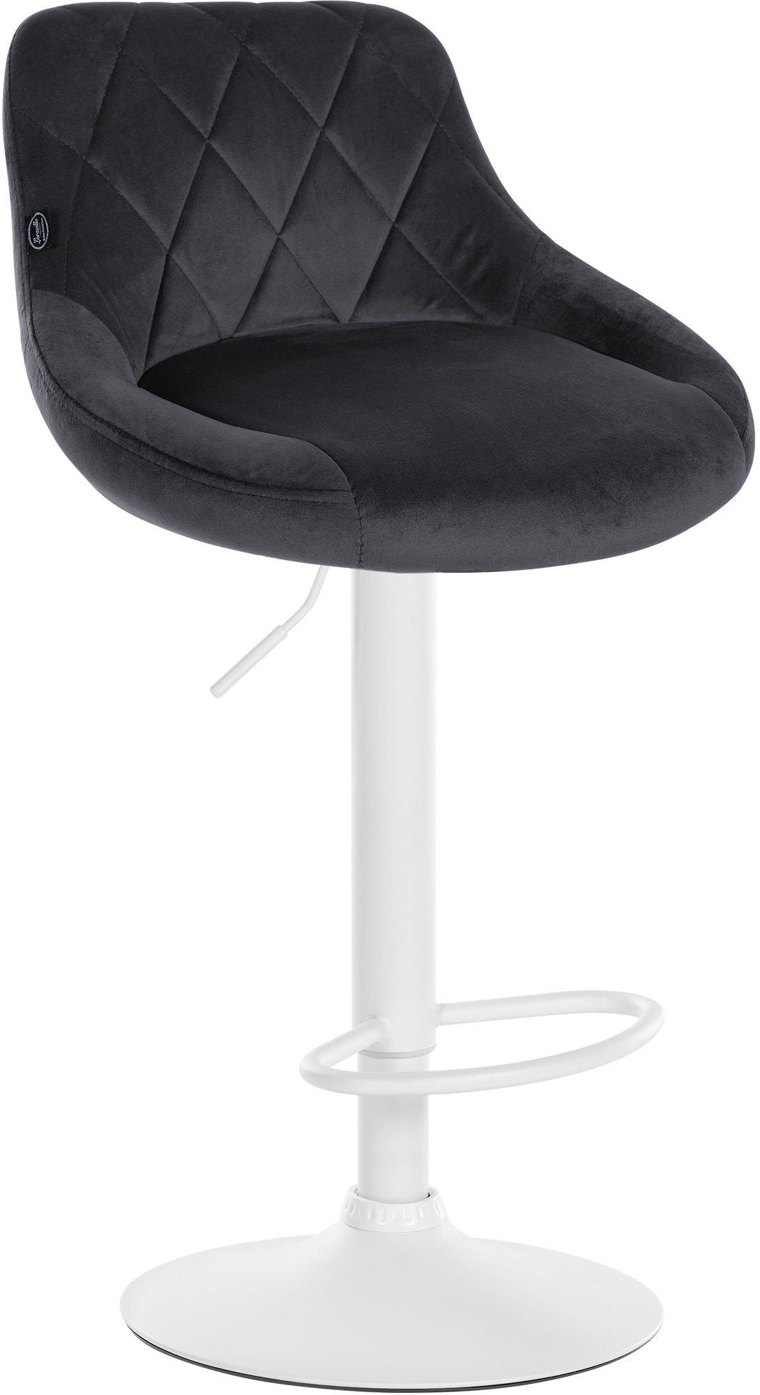 Set di 2 sgabelli da bar Lazio Velvet