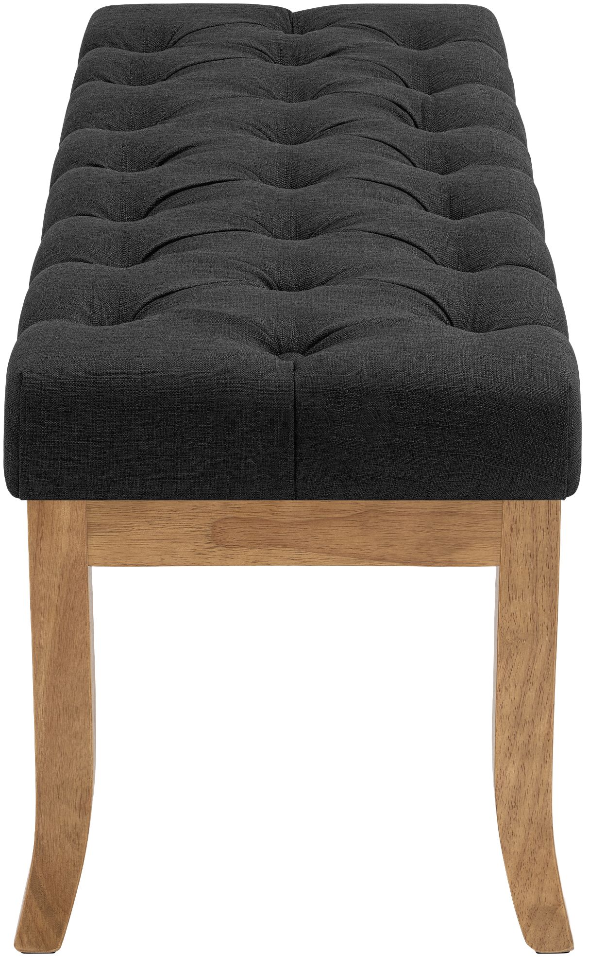Panca design RAMSES in legno chiaro antico tessuto
