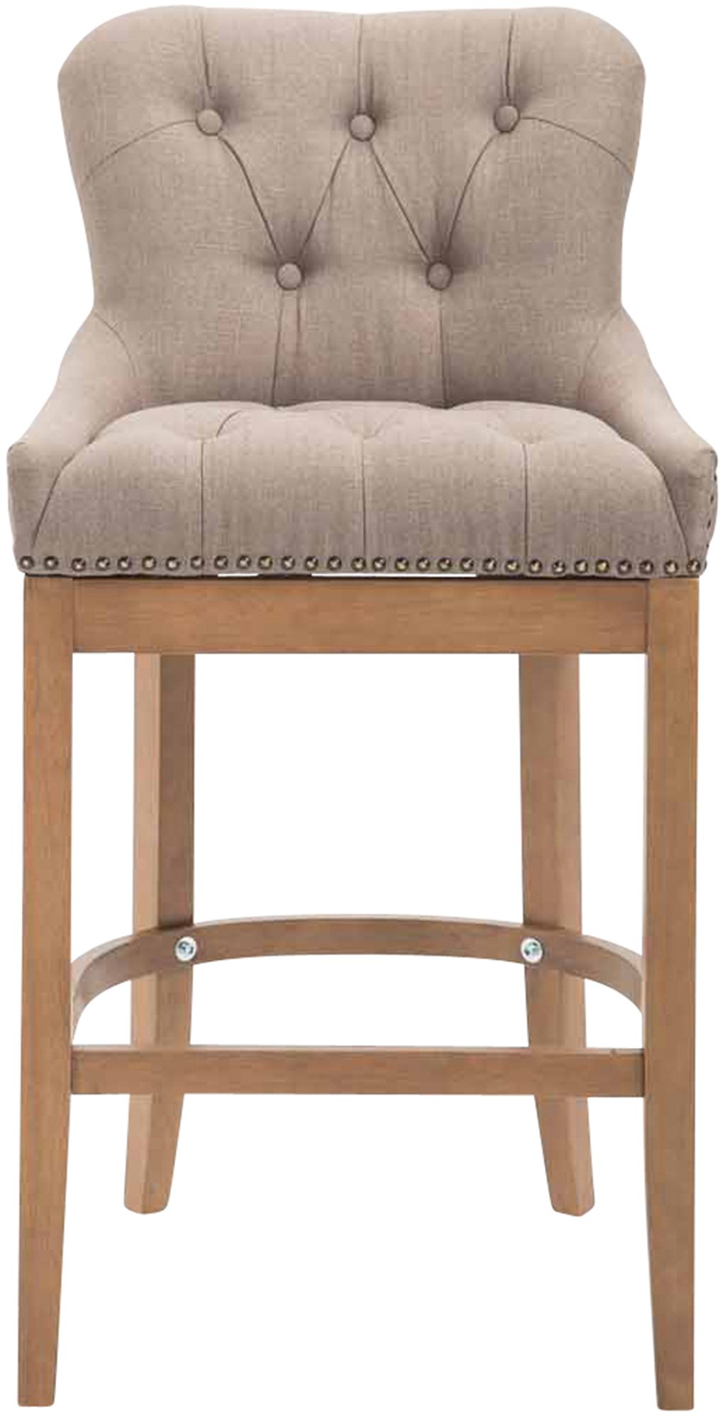 Sgabello Lakewood Stoffa antico-chiaro