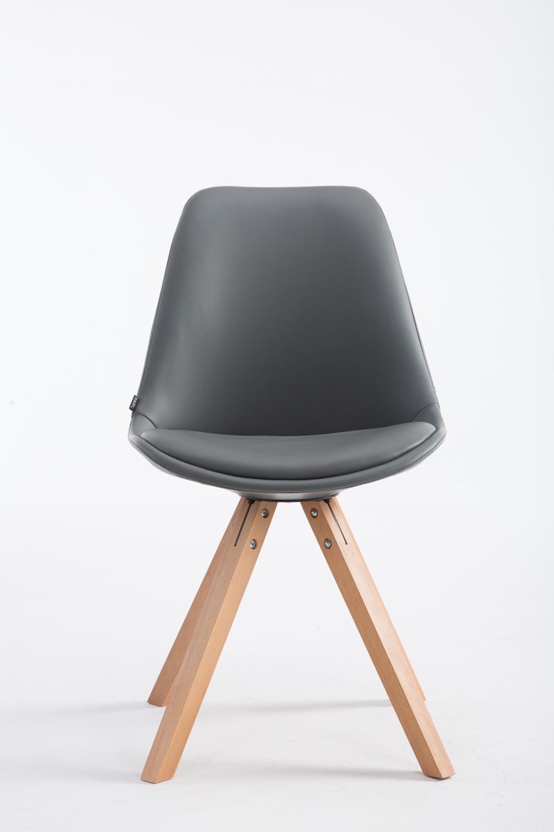 Sedia pranzo Laval in similpelle gambe quadrate