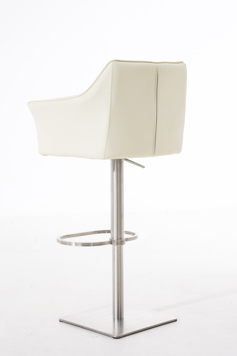Sgabello da bar Damaso con rivestimento in similpelle