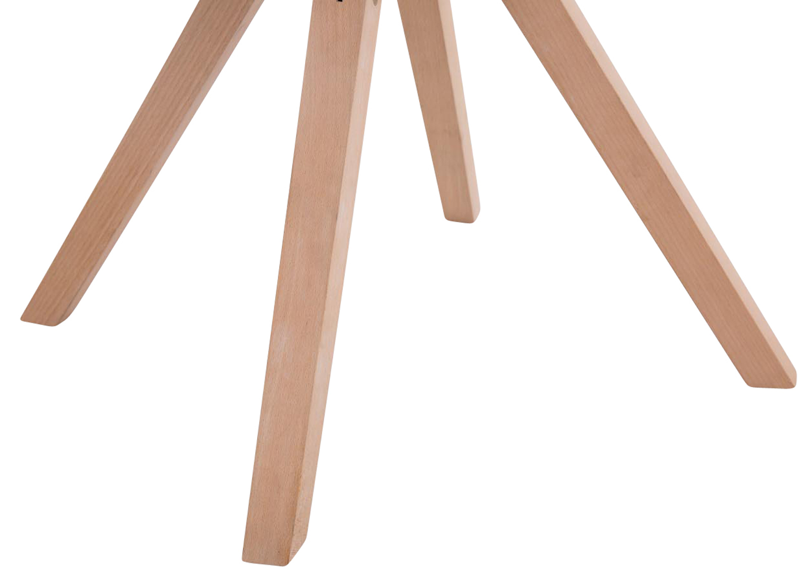 Set di 4 sedie per visitatori Toulouse Fabric Square
