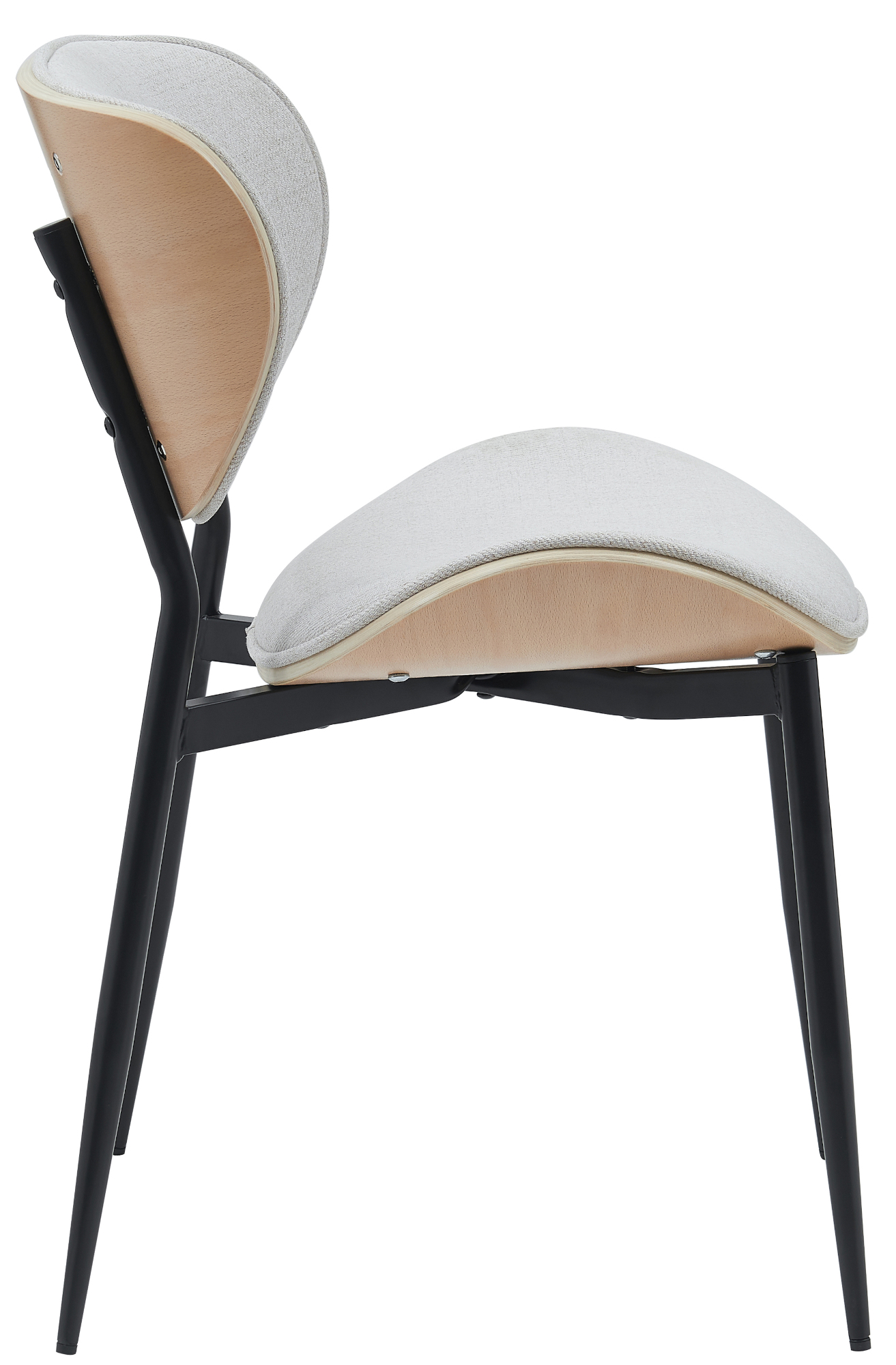 Set di 2 sedie visitatore Enid con rivestimento in similpelle o tessuto