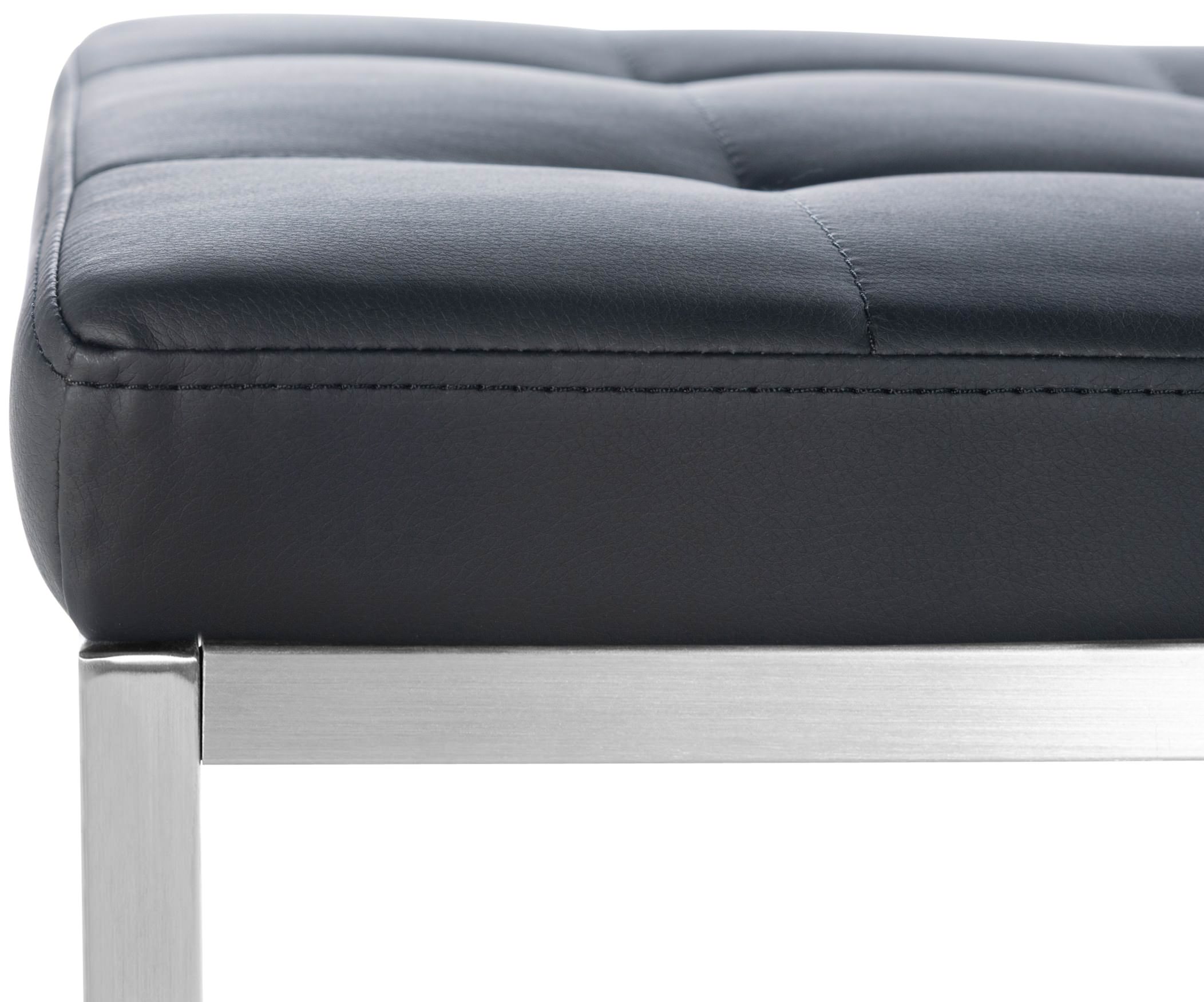 Set di 2 sgabelli in acciaio inox Barci