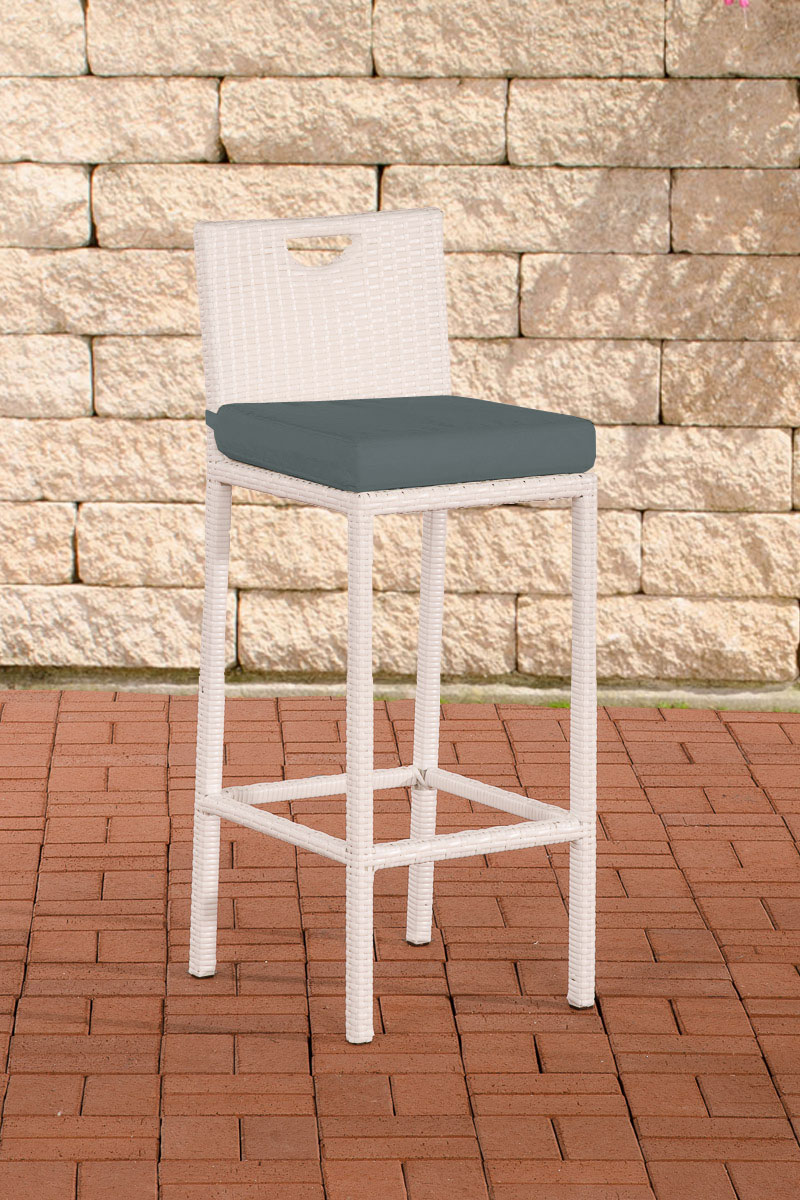 Sgabello Outdoor In Polirattan Mari
