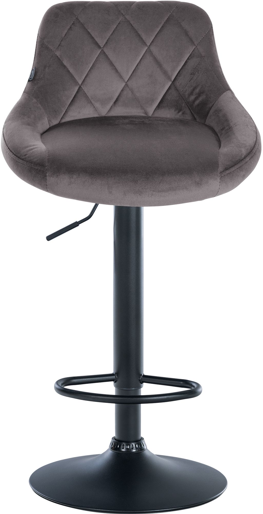 Set di 2 sgabelli da bar Lazio Velvet