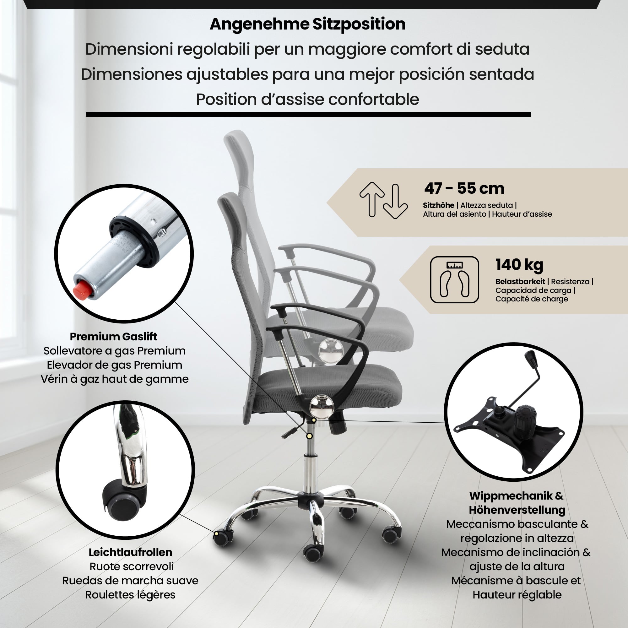 Sedia da Ufficio Washington
