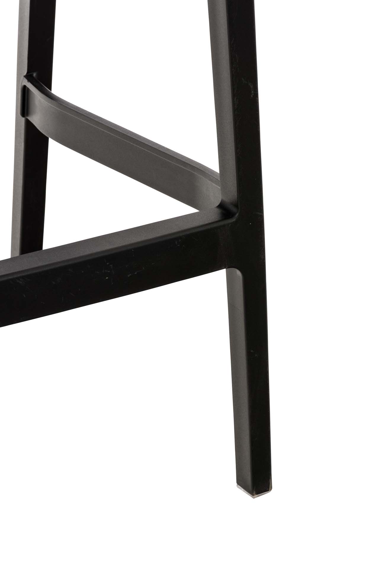 Set da 4 sgabelli da bar Maya in plastica