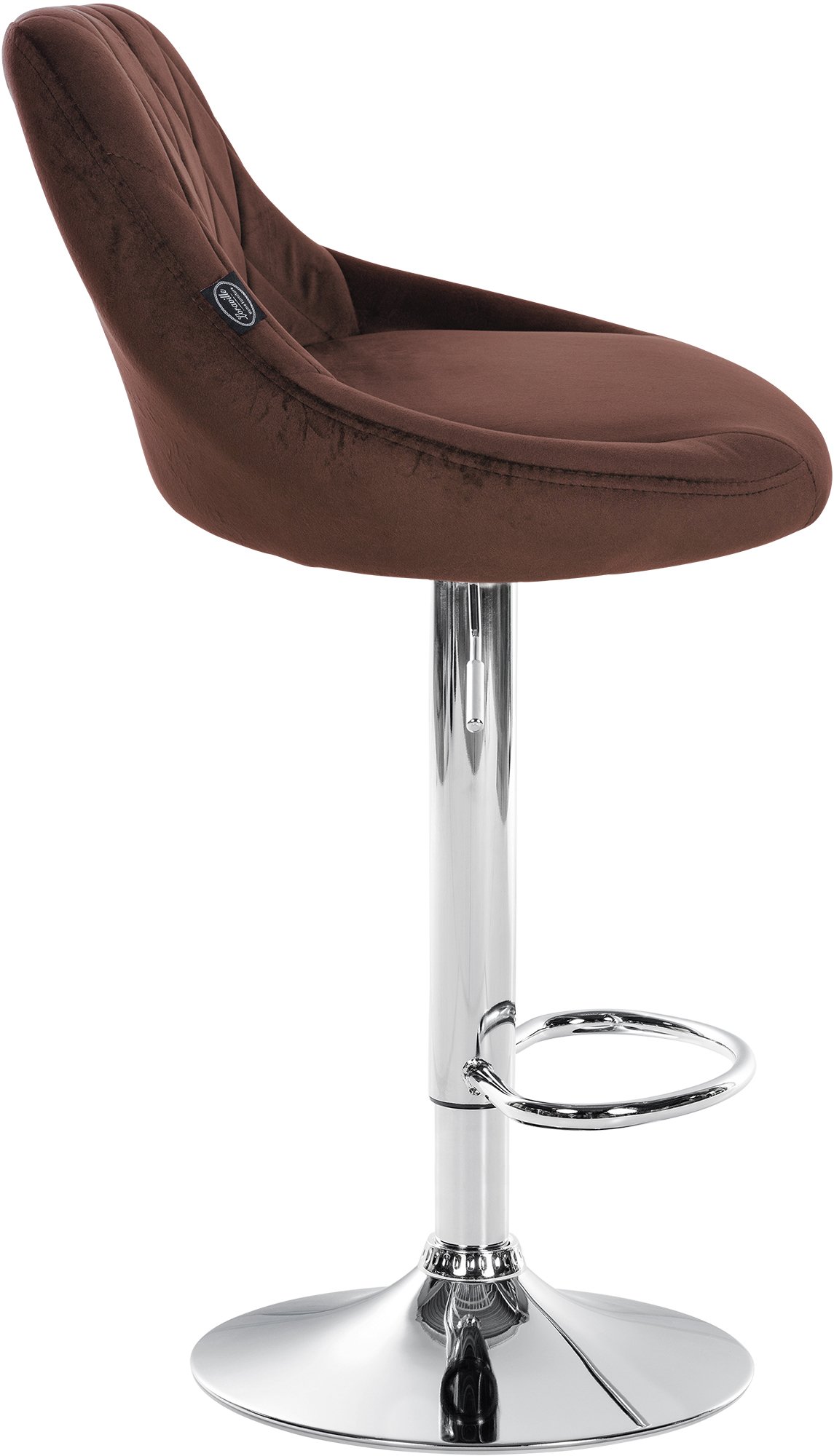 Sgabello da bar Lazio Velvet