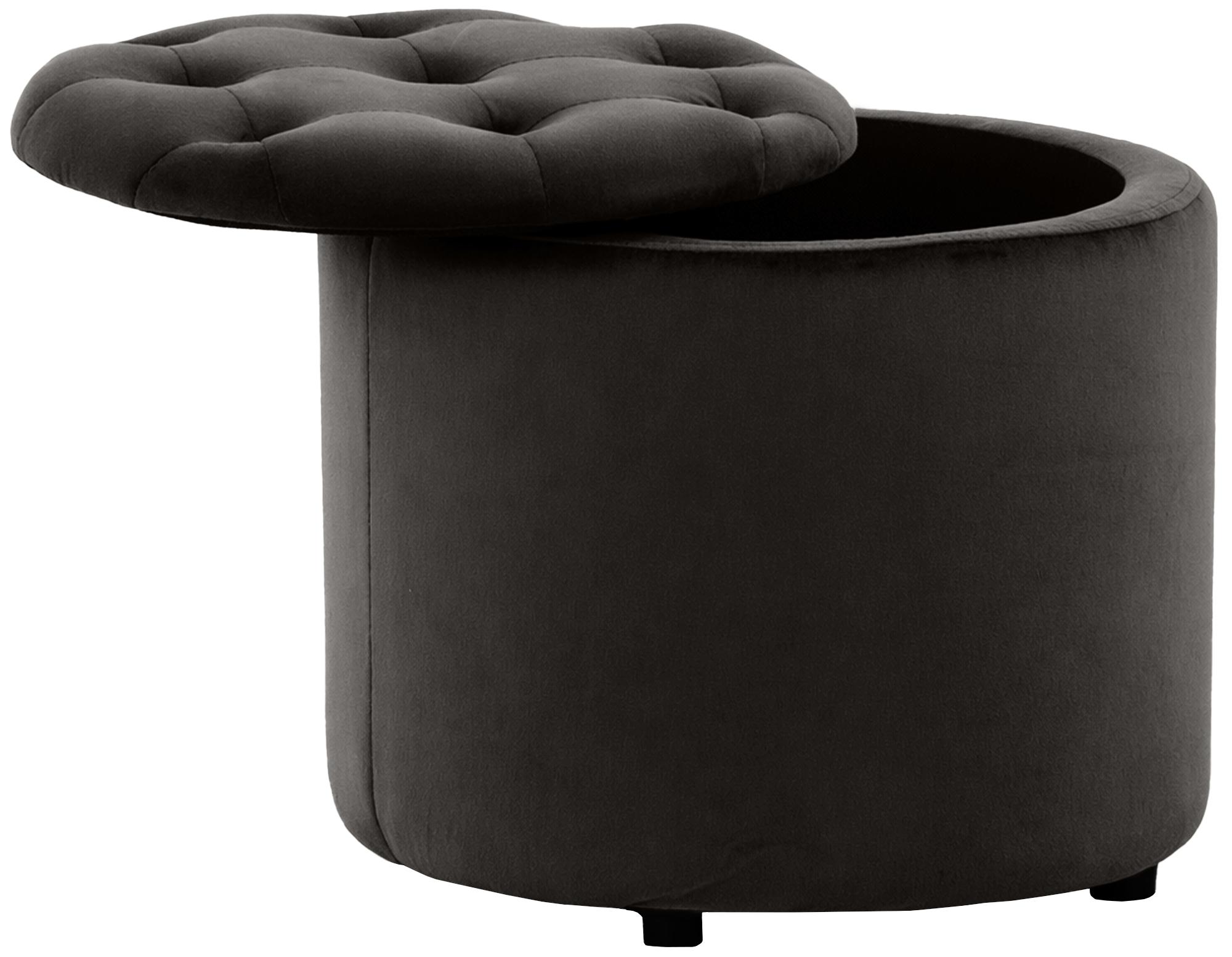Pouf Pantin in velluto