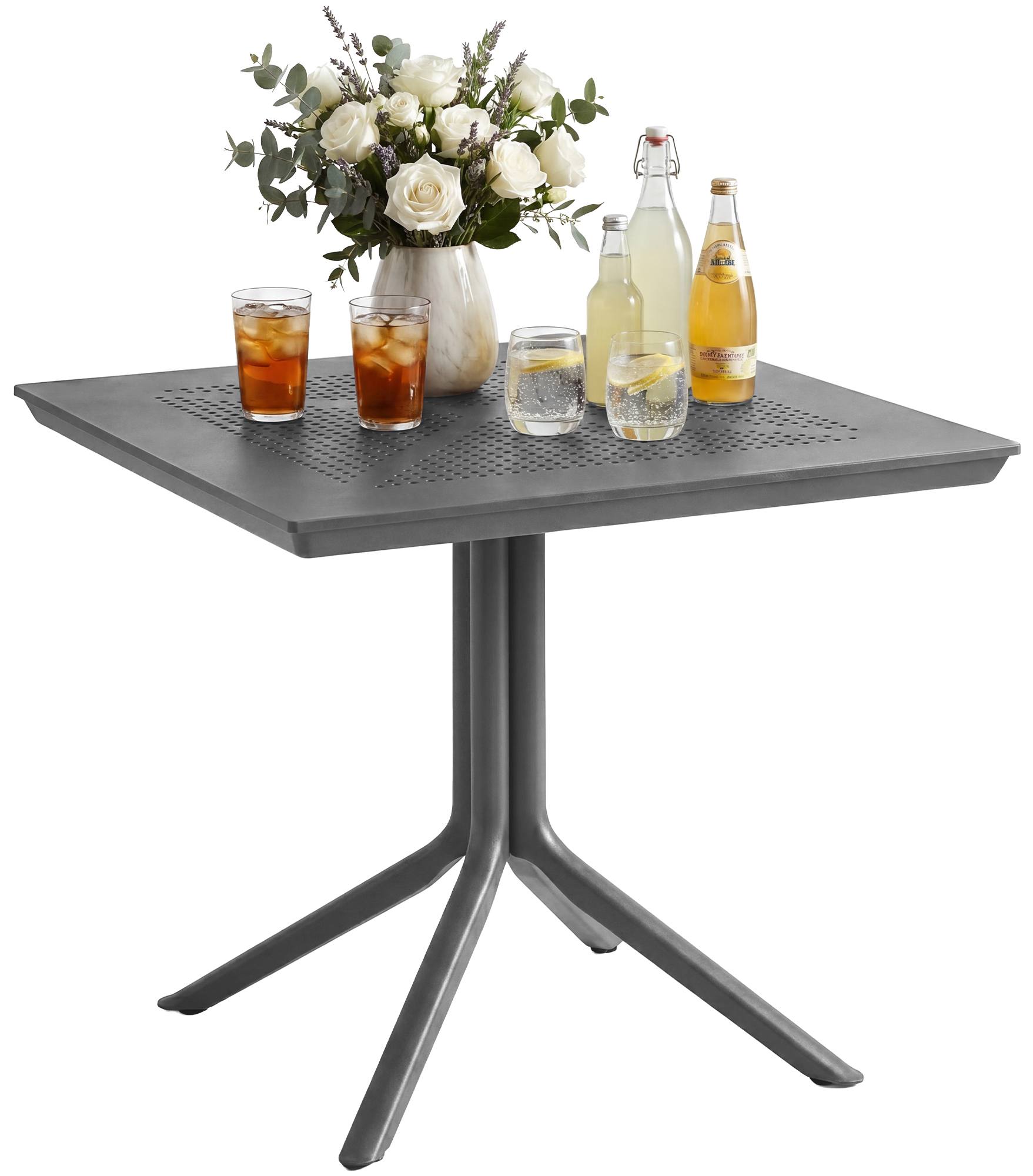 Tavolo Lenval 80x80 cm robusto e moderno ideale per cucina o soggiorno facile da pulire design compatto