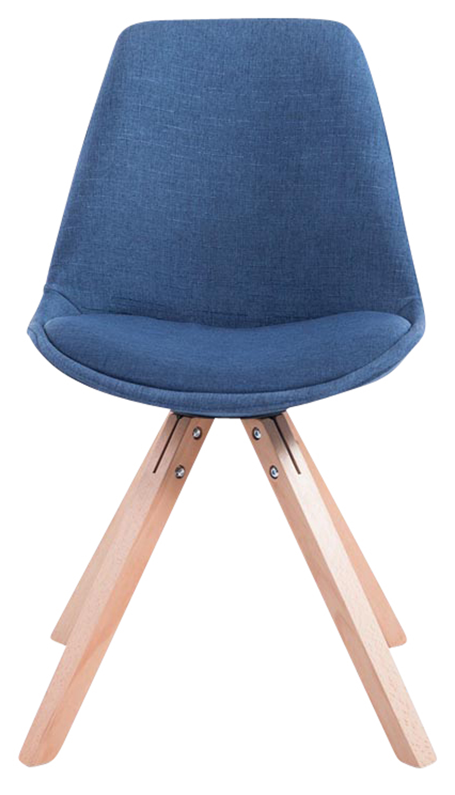 Set di 4 sedie per visitatori Toulouse Fabric Square