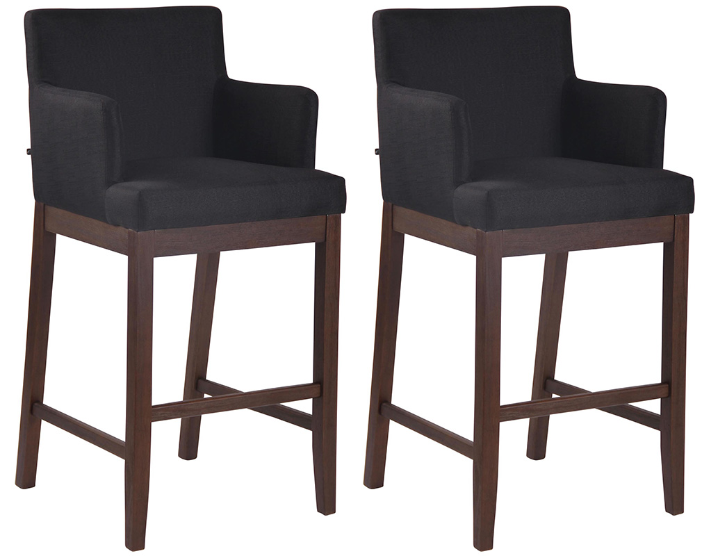 Set 2 sgabelli Poltroncina Laredo In Stoffa