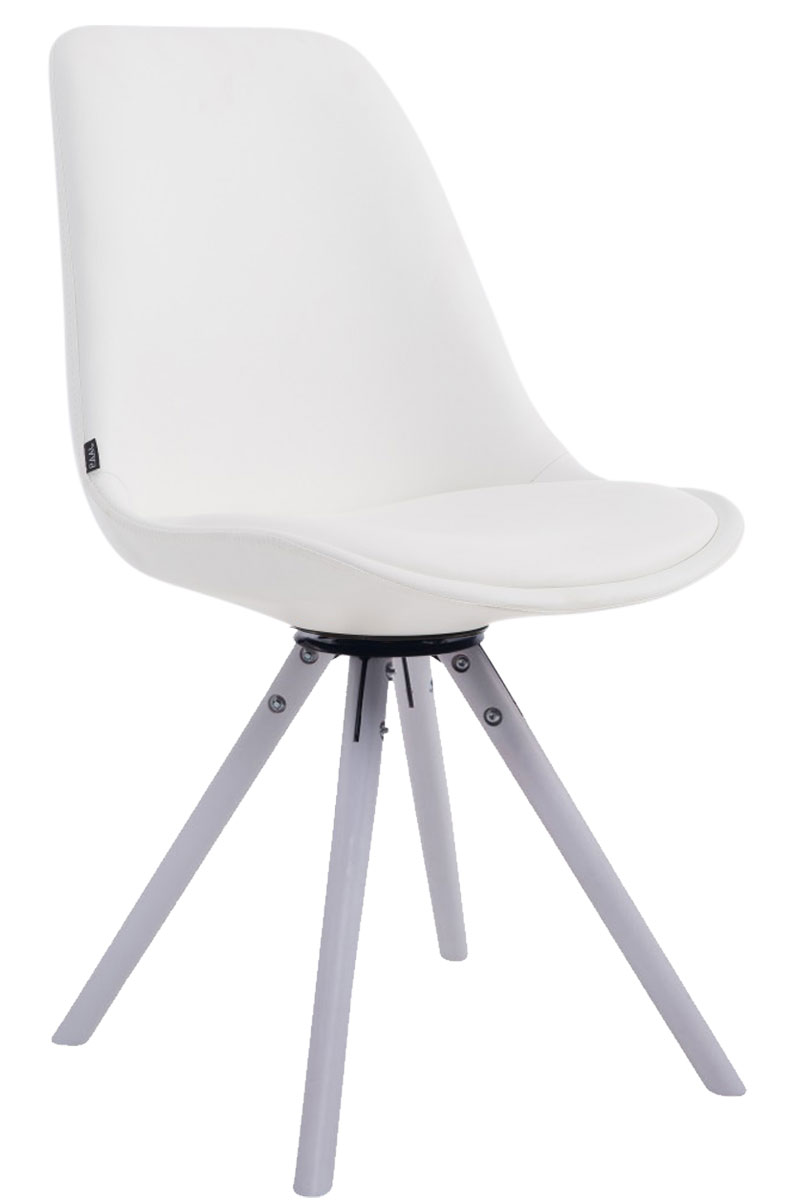 Sedia Calais in similpelle girevole