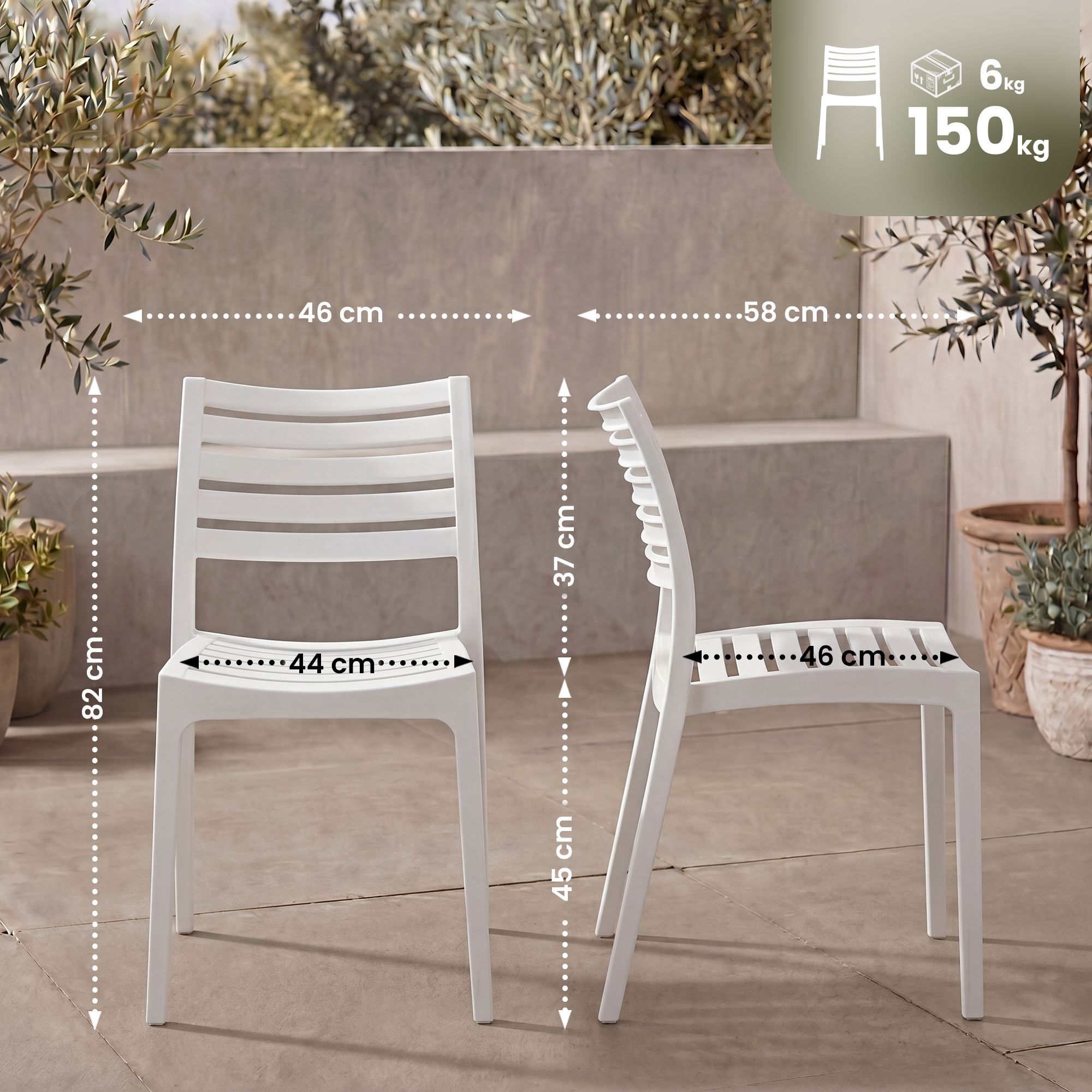 Sedia da giardino Arkon