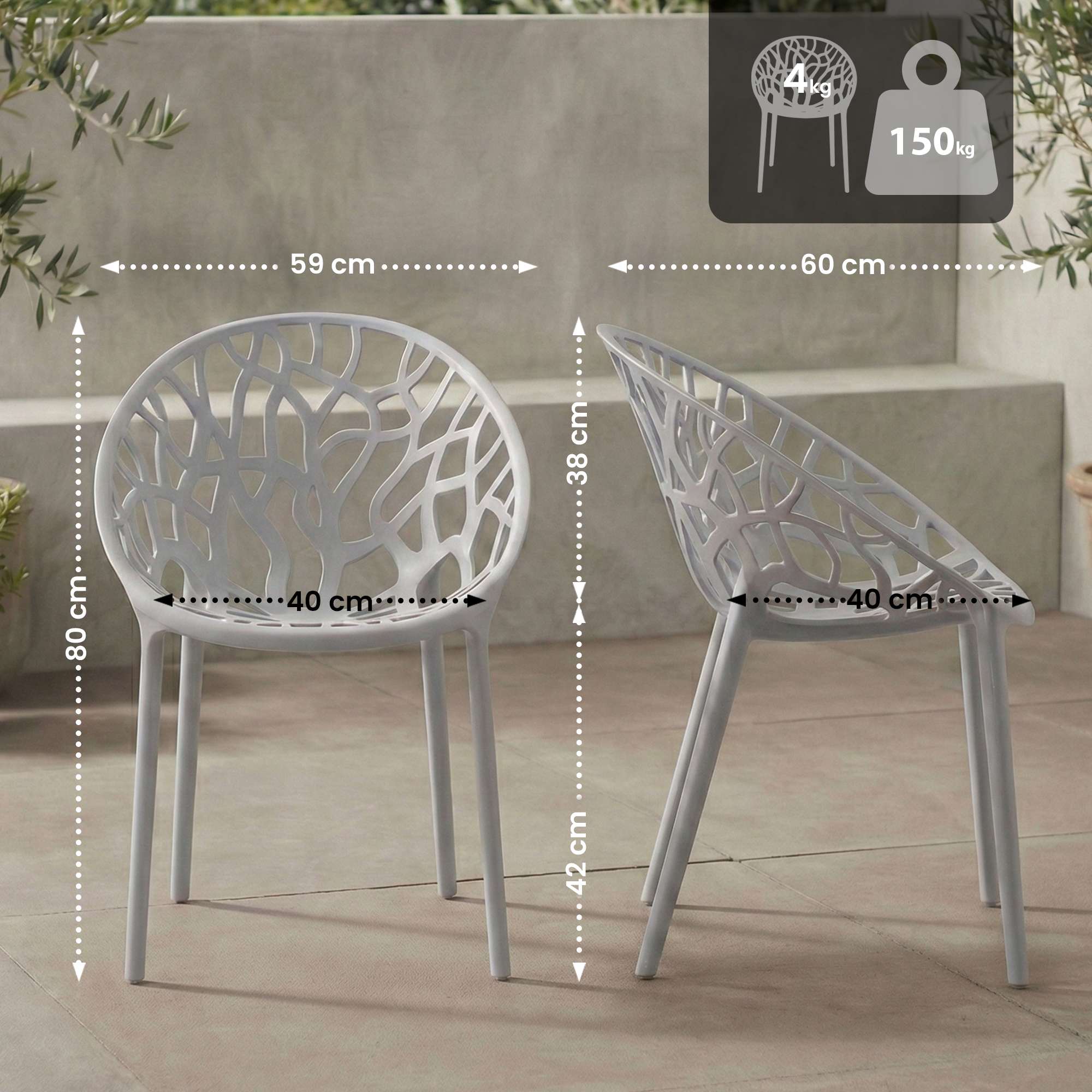 Sedia da giardino Hope