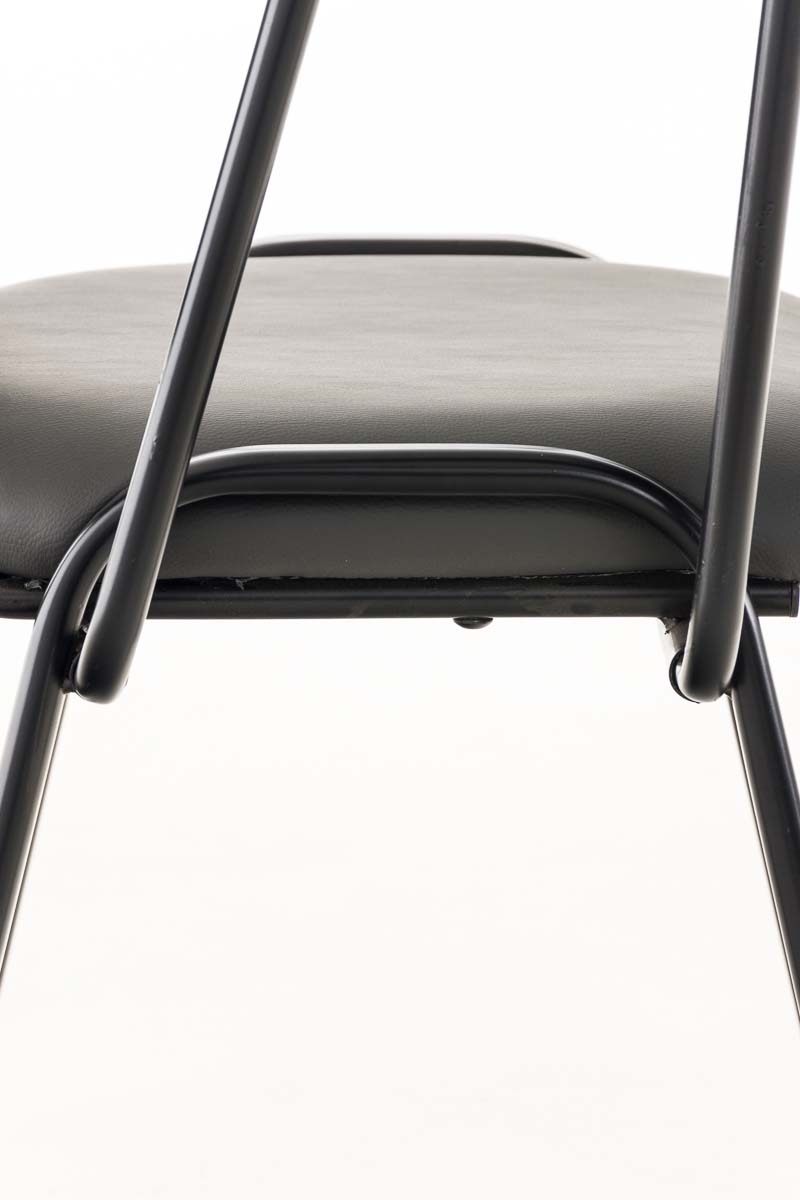 Sedia Ken in similpelle con tavolino ribaltabile