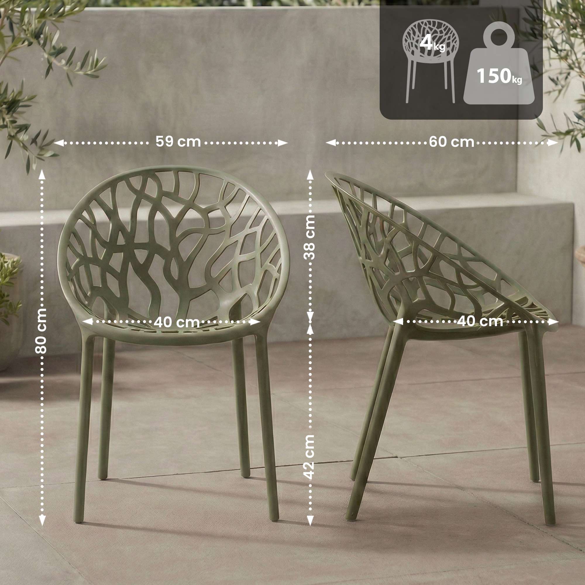 Sedia da giardino Hope