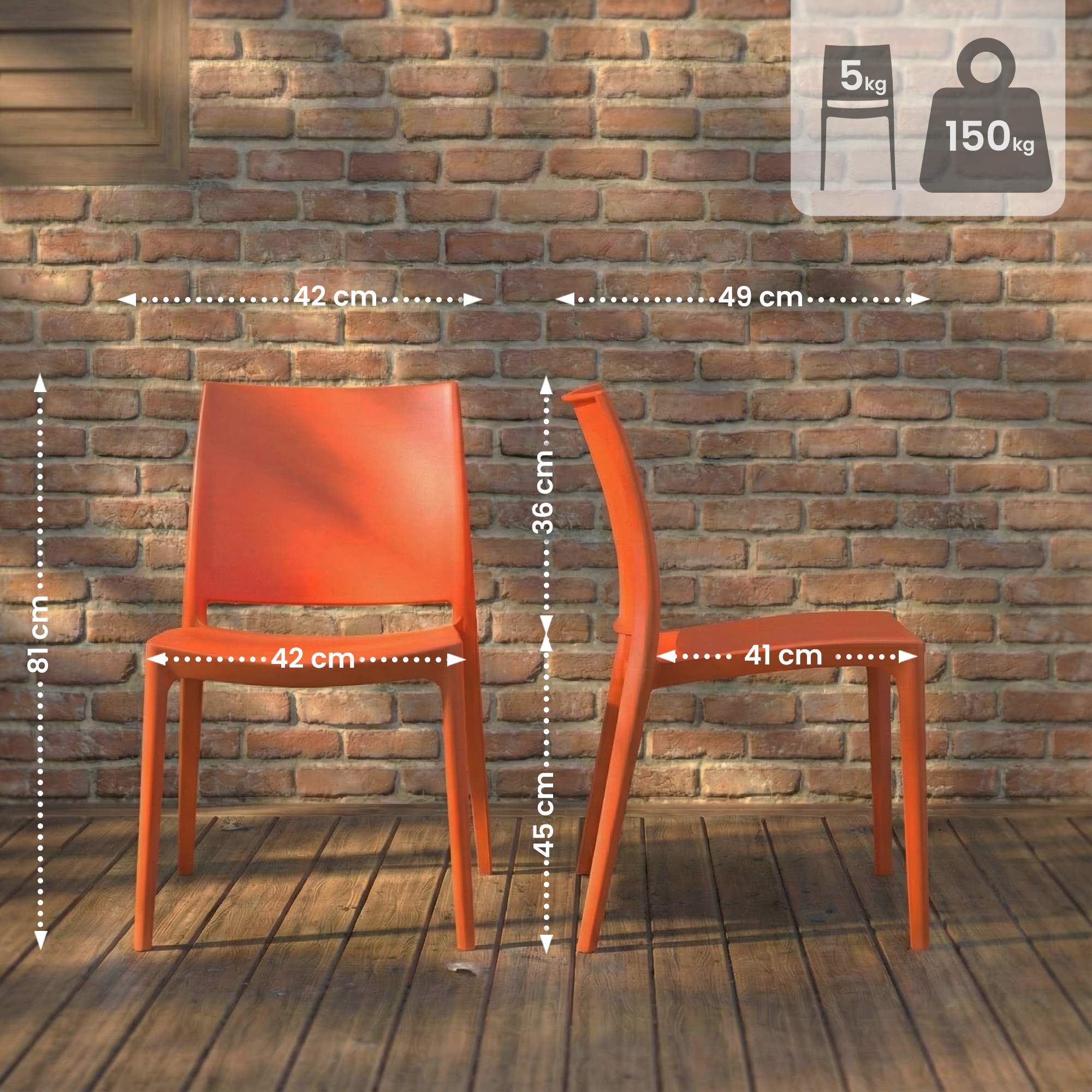 Set da 2 sedie da giardino Meton