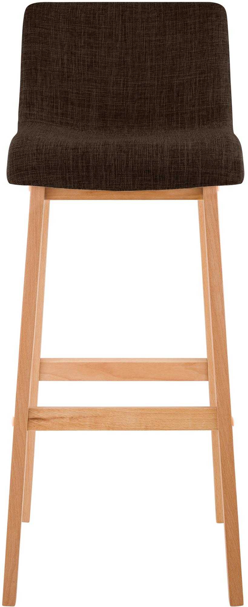 Sgabello da Bar Hover Tessuto Base a Quattro Gambe Natura